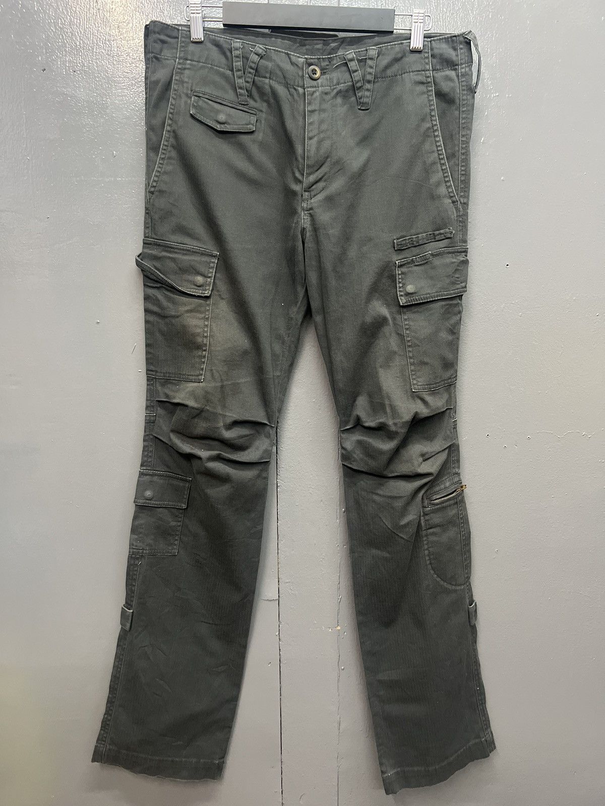ABAHOUSE VINTAGE ABAHOUSE CARGO PANTS SIZE 34 Size US 34 / EU 50 - 1 Thumbnail