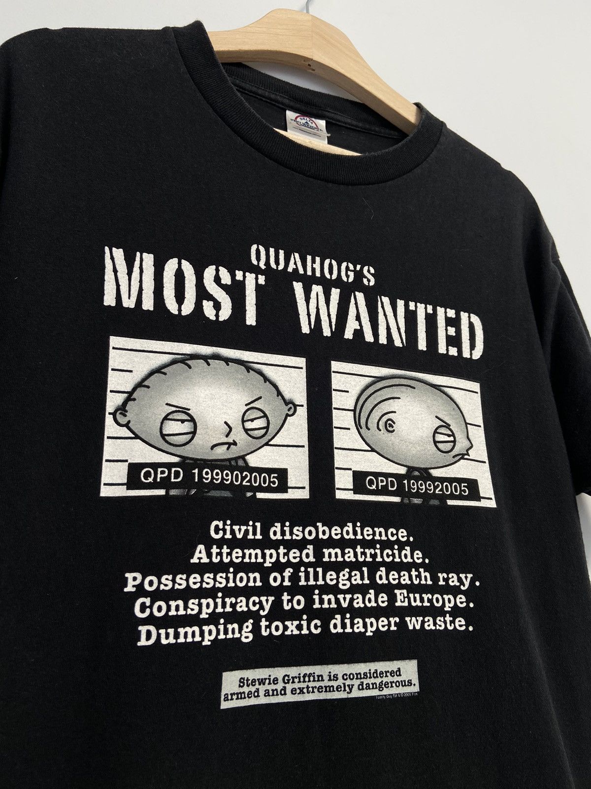Band Tees × Japanese Brand × Vintage Vintage Shirt Most Wanted Quahog’s 2005 Size US M / EU 48-50 / 2 - 5 Thumbnail