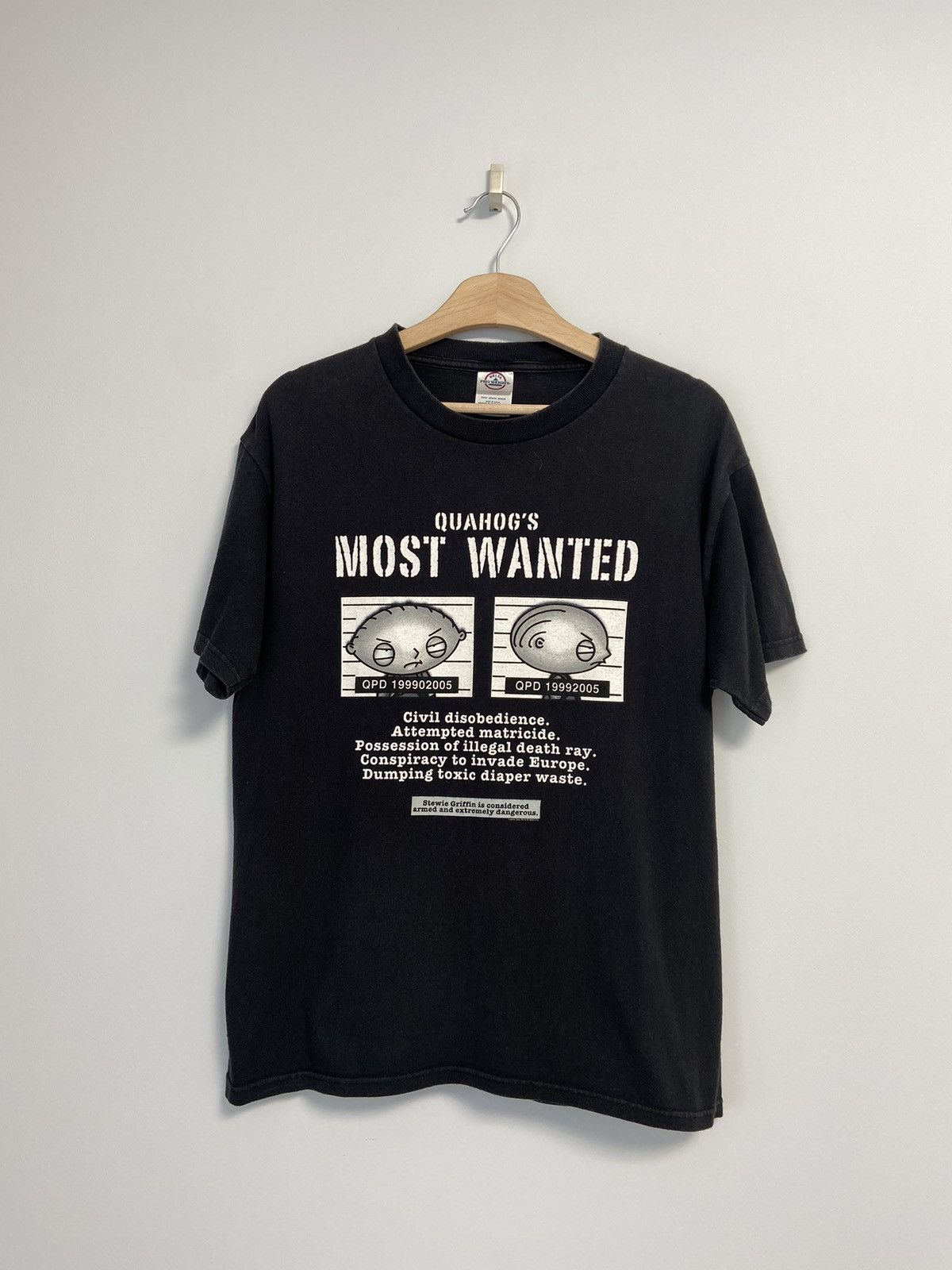 Band Tees × Japanese Brand × Vintage Vintage Shirt Most Wanted Quahog’s 2005 Size US M / EU 48-50 / 2 - 1 Thumbnail
