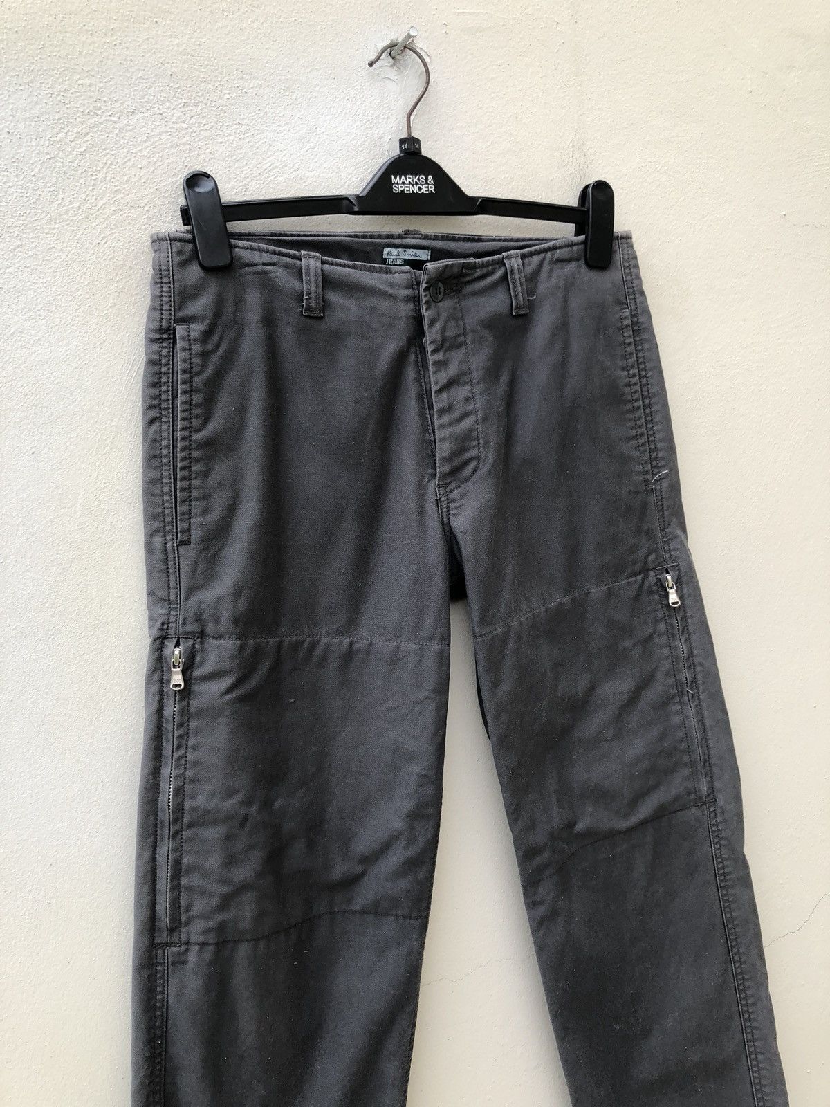 Paul Smith PS Jeans Made in Japan Parachute Cargo Cropped Pant Size US 31 - 3 Thumbnail