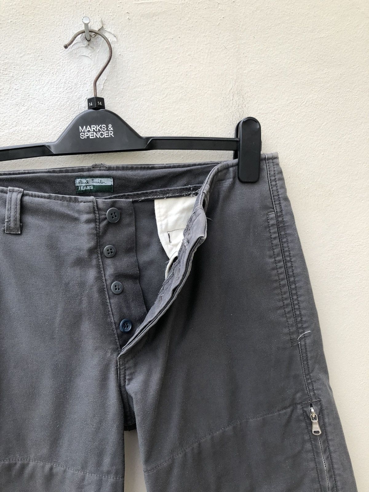 Paul Smith PS Jeans Made in Japan Parachute Cargo Cropped Pant Size US 31 - 4 Thumbnail