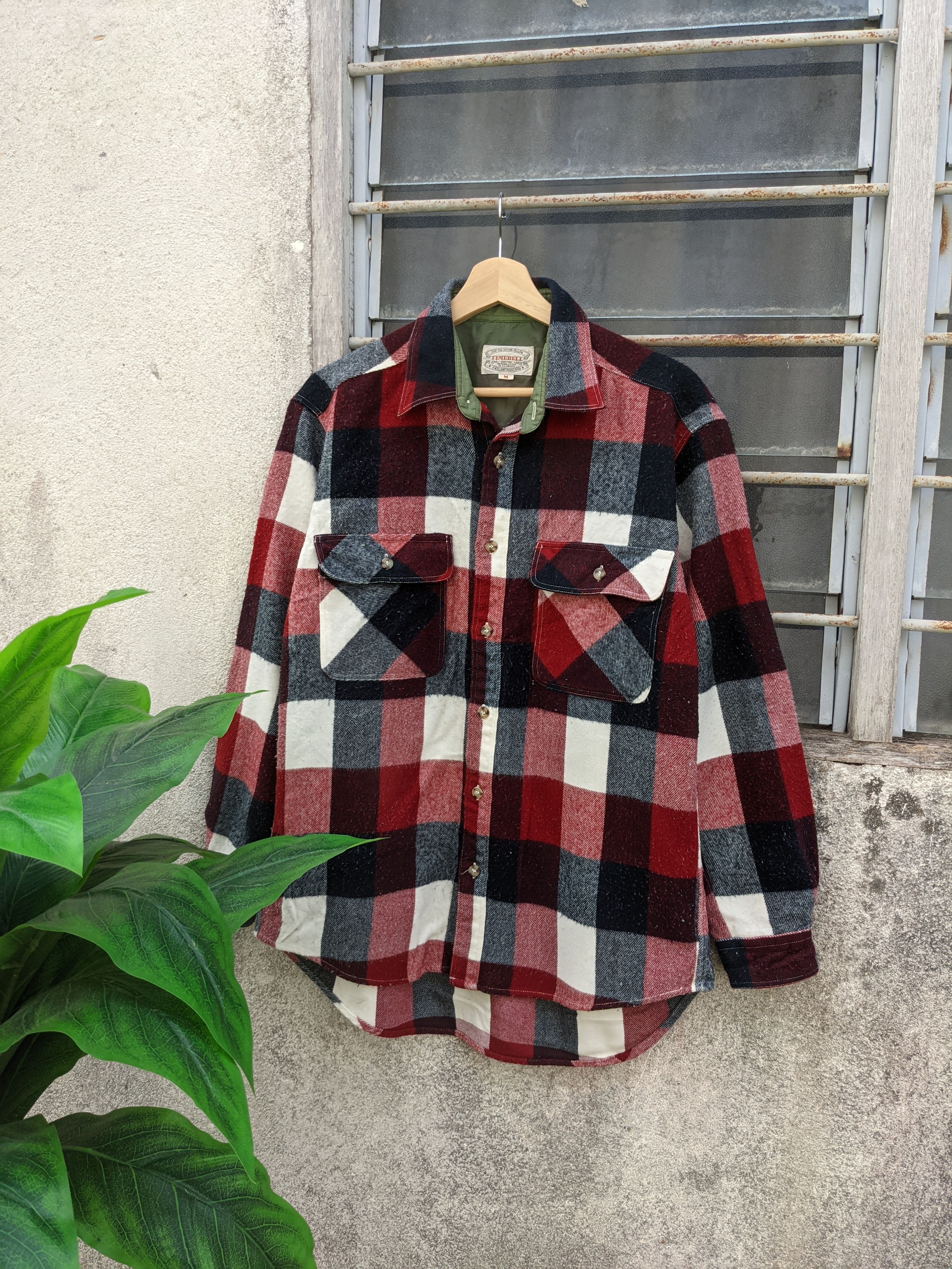 Flannel Vintage Timebell Checkered Flannel Size US M / EU 48-50 / 2 - 1 Thumbnail