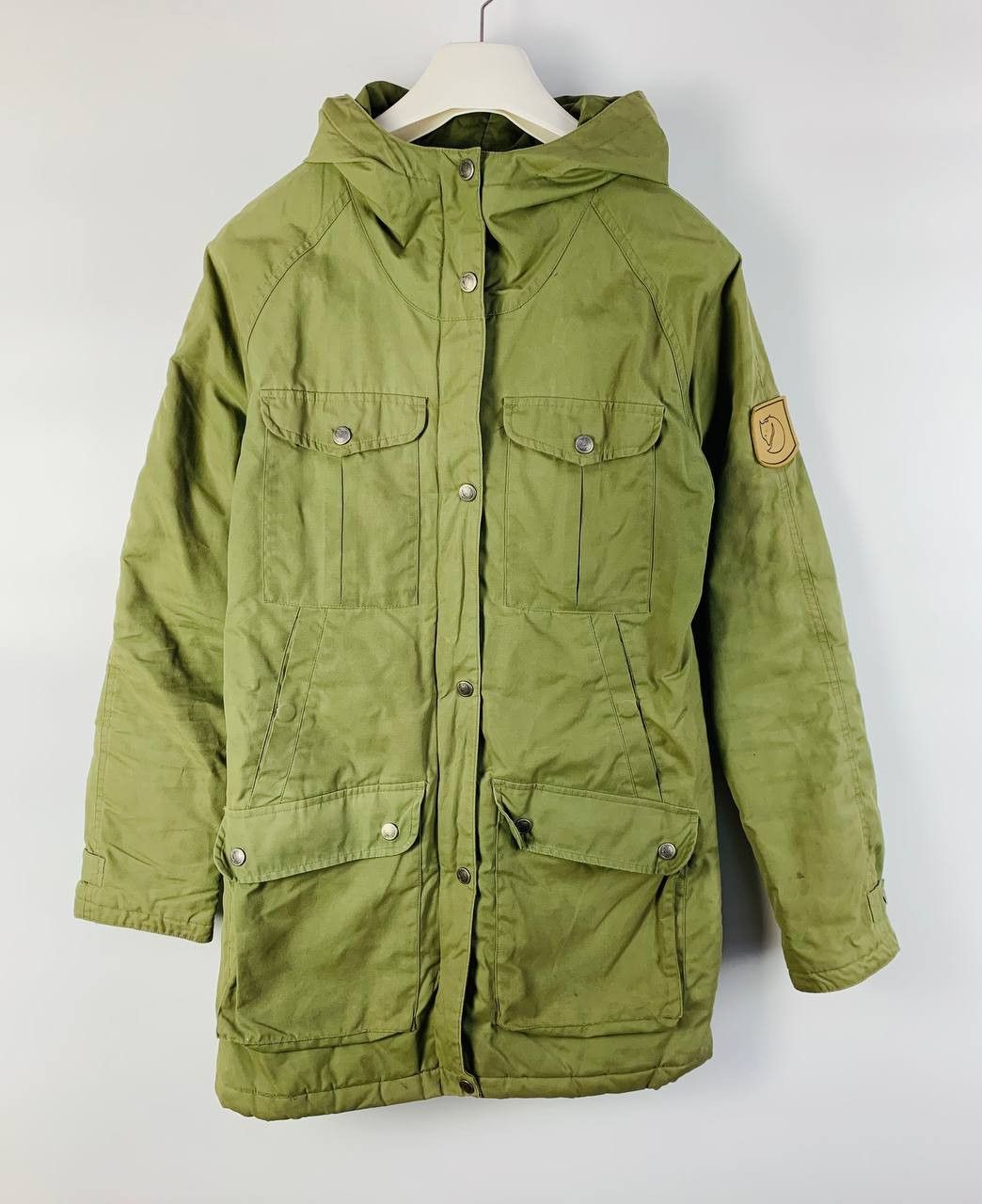 Fjallraven parka vintage green S
