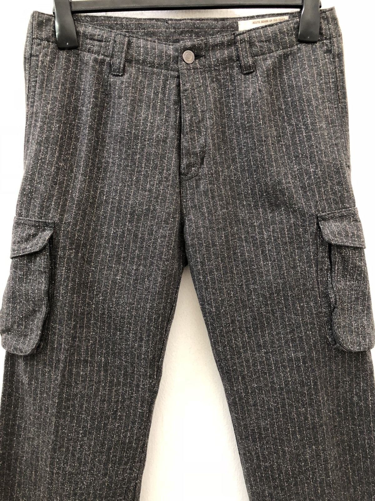 Japanese Brand Radical Collection Made in Japan Sandy Striped Cargo Size US 31 - 2 Thumbnail