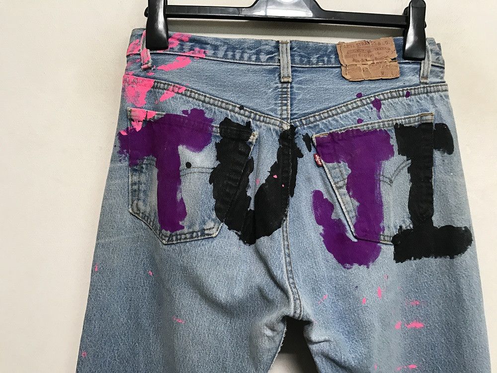 Levi's Vintage 80s Levi's 501 Jeans Usa REBUILD Size US 32 / EU 48 - 2 Thumbnail