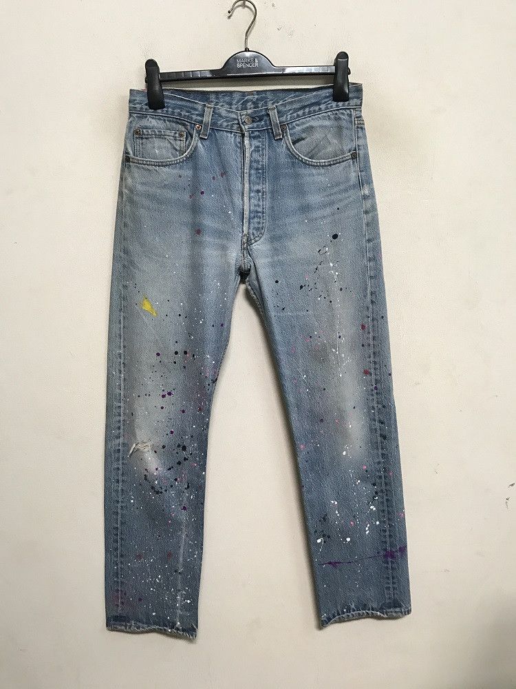 Levi's Vintage 80s Levi's 501 Jeans Usa REBUILD Size US 32 / EU 48 - 9 Thumbnail
