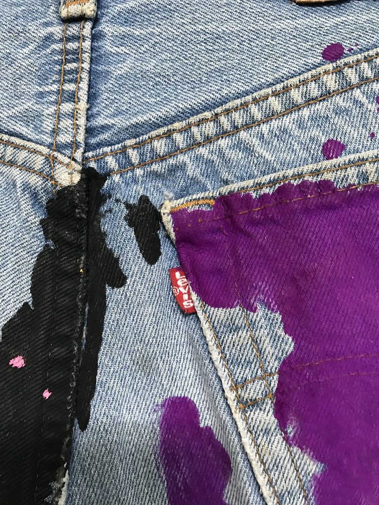 Levi's Vintage 80s Levi's 501 Jeans Usa REBUILD Size US 32 / EU 48 - 3 Thumbnail