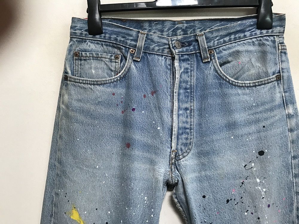 Levi's Vintage 80s Levi's 501 Jeans Usa REBUILD Size US 32 / EU 48 - 10 Thumbnail