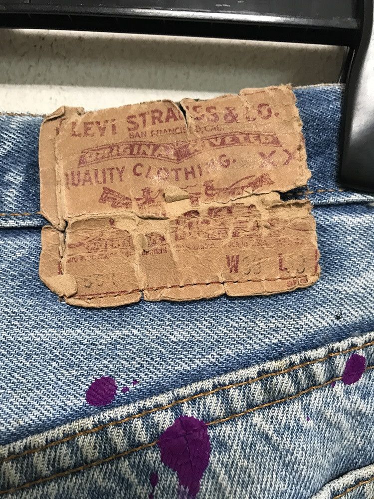 Levi's Vintage 80s Levi's 501 Jeans Usa REBUILD Size US 32 / EU 48 - 4 Thumbnail