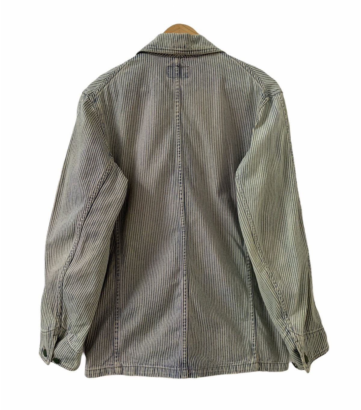Oshkosh × Vintage Vintage Oshkosh Classic Hickory Stripe Workwear Jacket Size US S / EU 44-46 / 1 - 6 Thumbnail