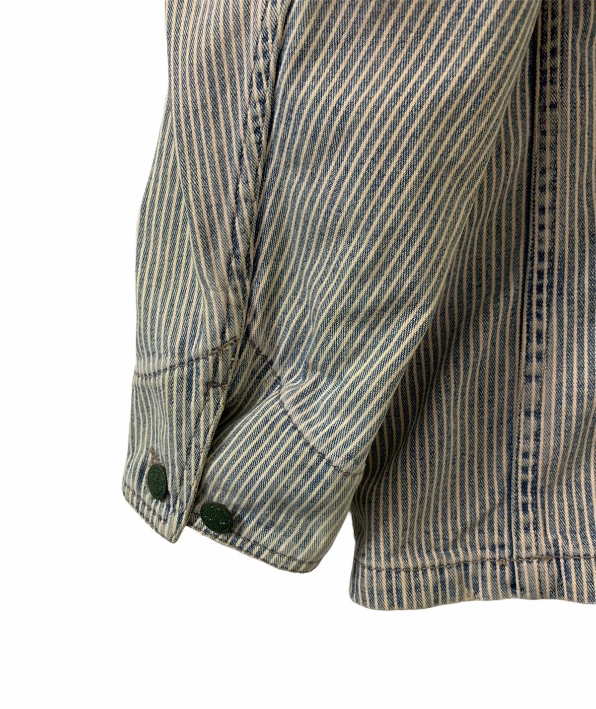 Oshkosh × Vintage Vintage Oshkosh Classic Hickory Stripe Workwear Jacket Size US S / EU 44-46 / 1 - 7 Thumbnail