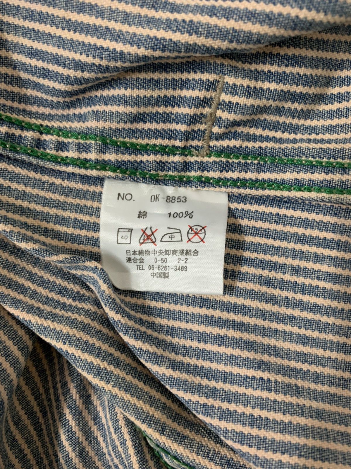Oshkosh × Vintage Vintage Oshkosh Classic Hickory Stripe Workwear Jacket Size US S / EU 44-46 / 1 - 9 Thumbnail