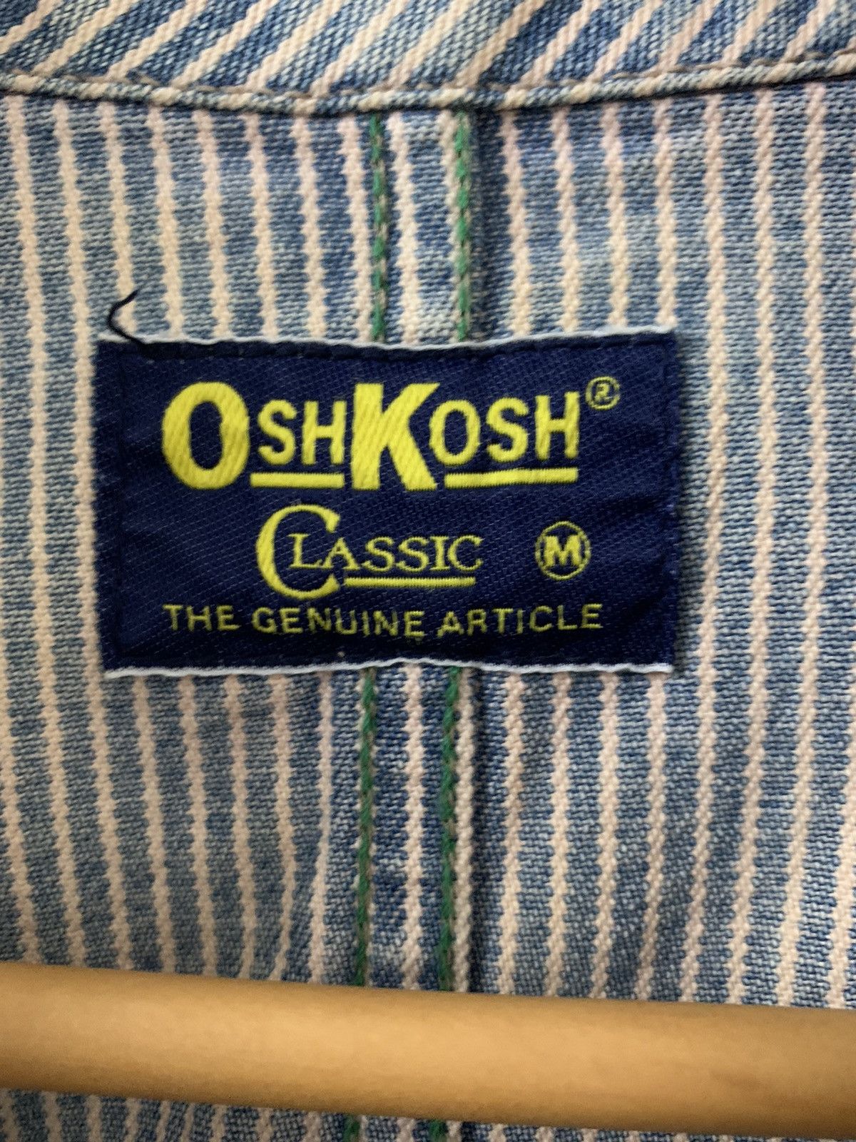 Oshkosh × Vintage Vintage Oshkosh Classic Hickory Stripe Workwear Jacket Size US S / EU 44-46 / 1 - 8 Thumbnail