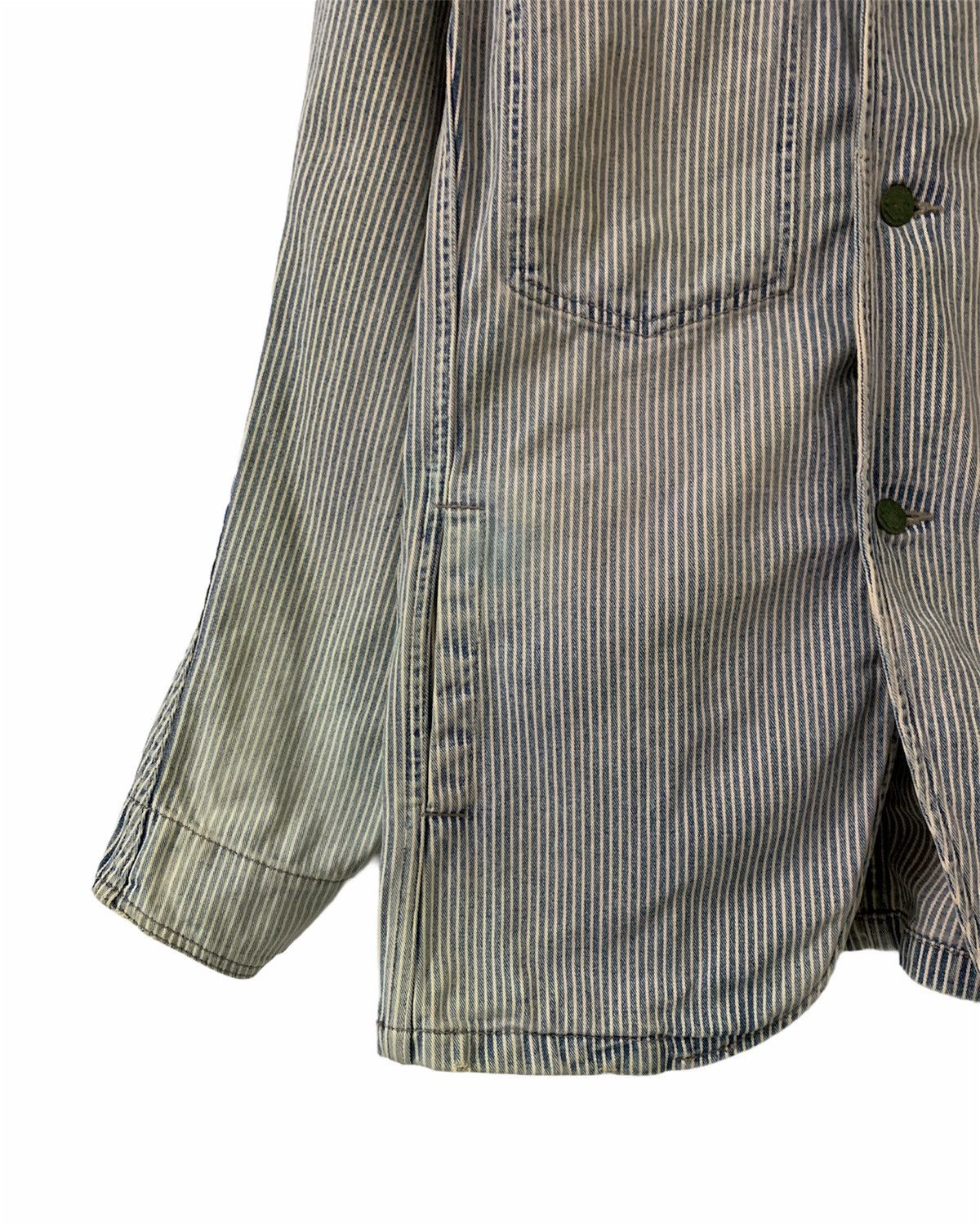 Oshkosh × Vintage Vintage Oshkosh Classic Hickory Stripe Workwear Jacket Size US S / EU 44-46 / 1 - 4 Thumbnail
