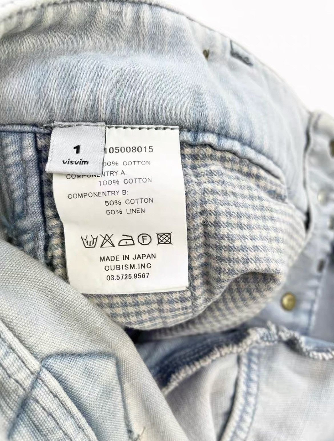 Visvim VISVIM BORO PASTORAL HW Size US 31 - 4 Thumbnail