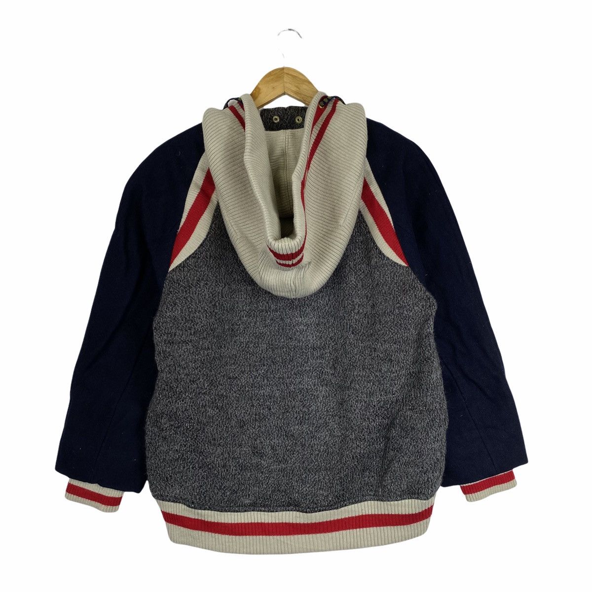Issey Miyake × Vintage × mercibeaucoup VINTAGE MERCIBEAUCOUP ISSEY MIYAKE WOOL HOODIE JACKET Size US S / EU 44-46 / 1 - 2 Thumbnail