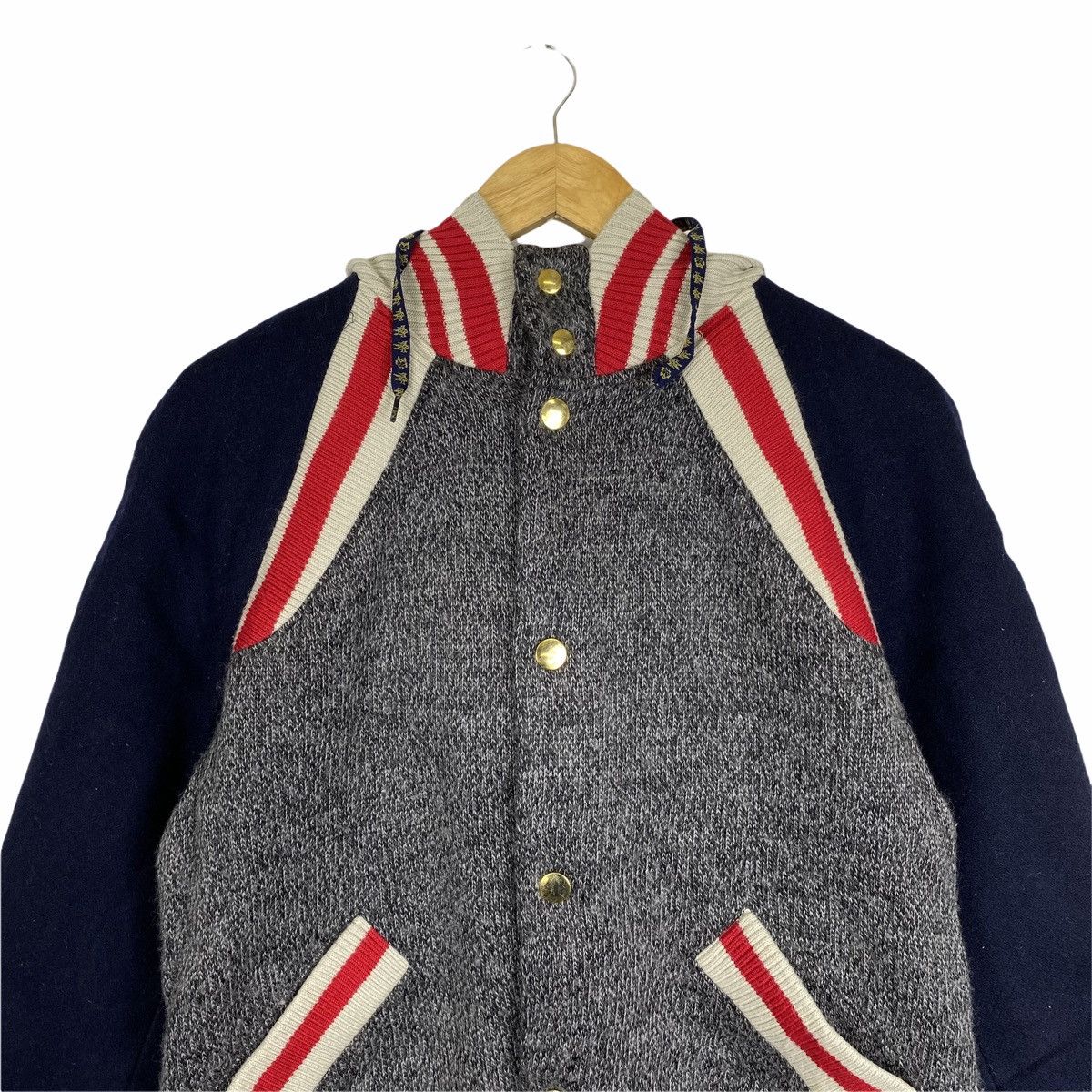 Issey Miyake × Vintage × mercibeaucoup VINTAGE MERCIBEAUCOUP ISSEY MIYAKE WOOL HOODIE JACKET Size US S / EU 44-46 / 1 - 5 Thumbnail