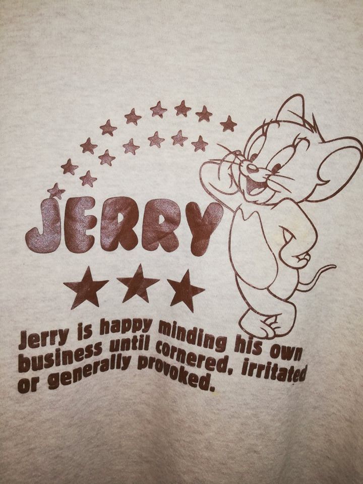 Disney Rare Tom & Jerry Sweatshirt Crewneck (c20) Size US M / EU 48-50 / 2 - 2 Thumbnail
