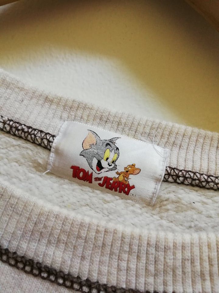 Disney Rare Tom & Jerry Sweatshirt Crewneck (c20) Size US M / EU 48-50 / 2 - 5 Thumbnail