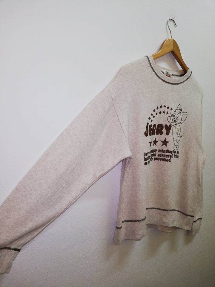 Disney Rare Tom & Jerry Sweatshirt Crewneck (c20) Size US M / EU 48-50 / 2 - 3 Thumbnail