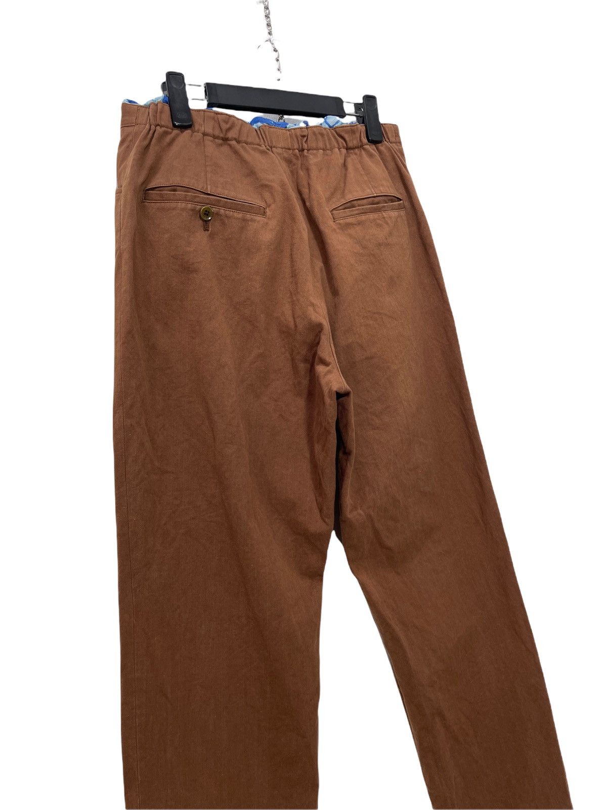 Japanese Brand Yohji Yamamoto Pour Homme Pant Regular Silk Butt Liner 6🟦 Size US 32 / EU 48 - 8 Thumbnail