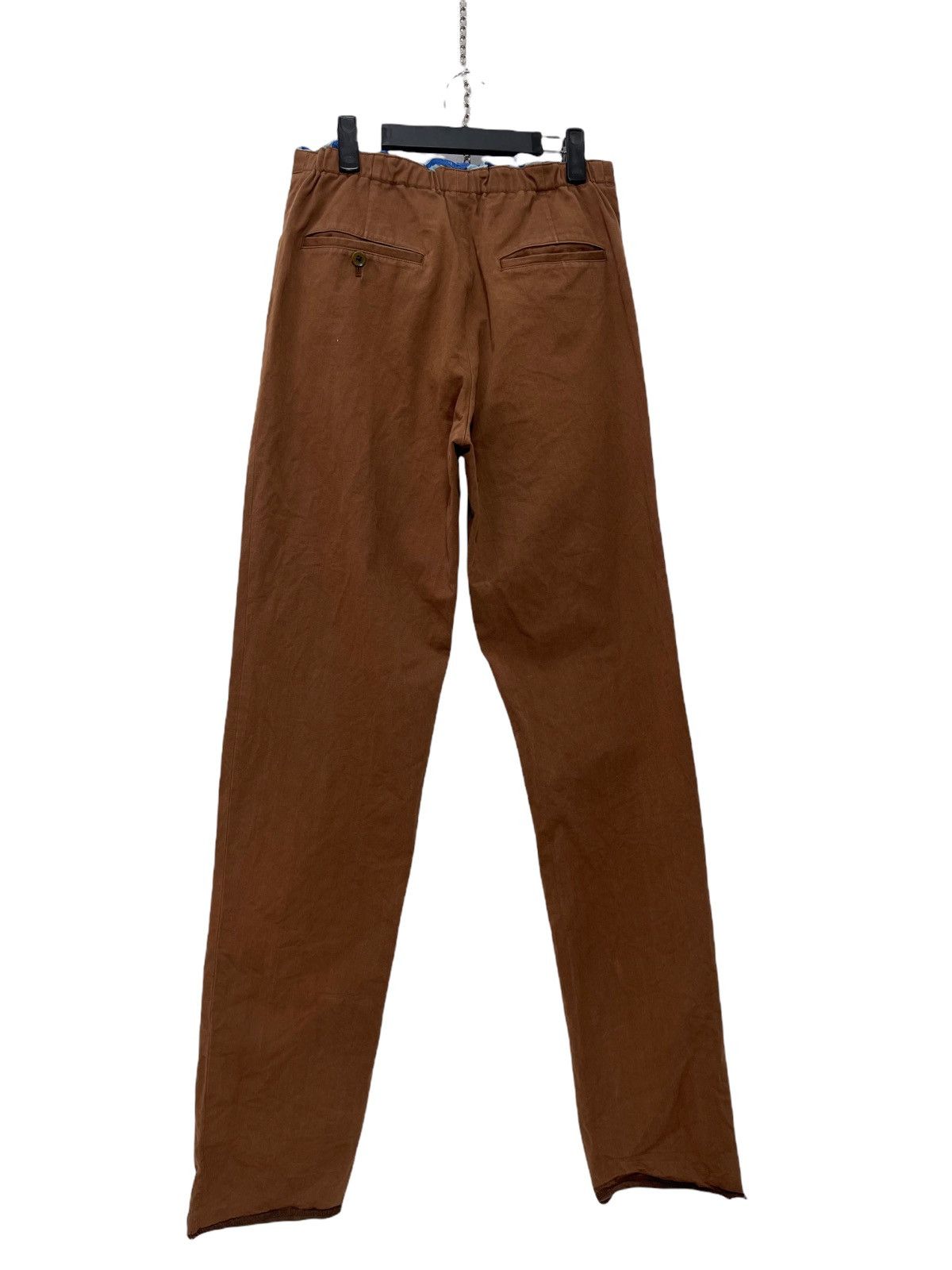 Japanese Brand Yohji Yamamoto Pour Homme Pant Regular Silk Butt Liner 6🟦 Size US 32 / EU 48 - 7 Thumbnail