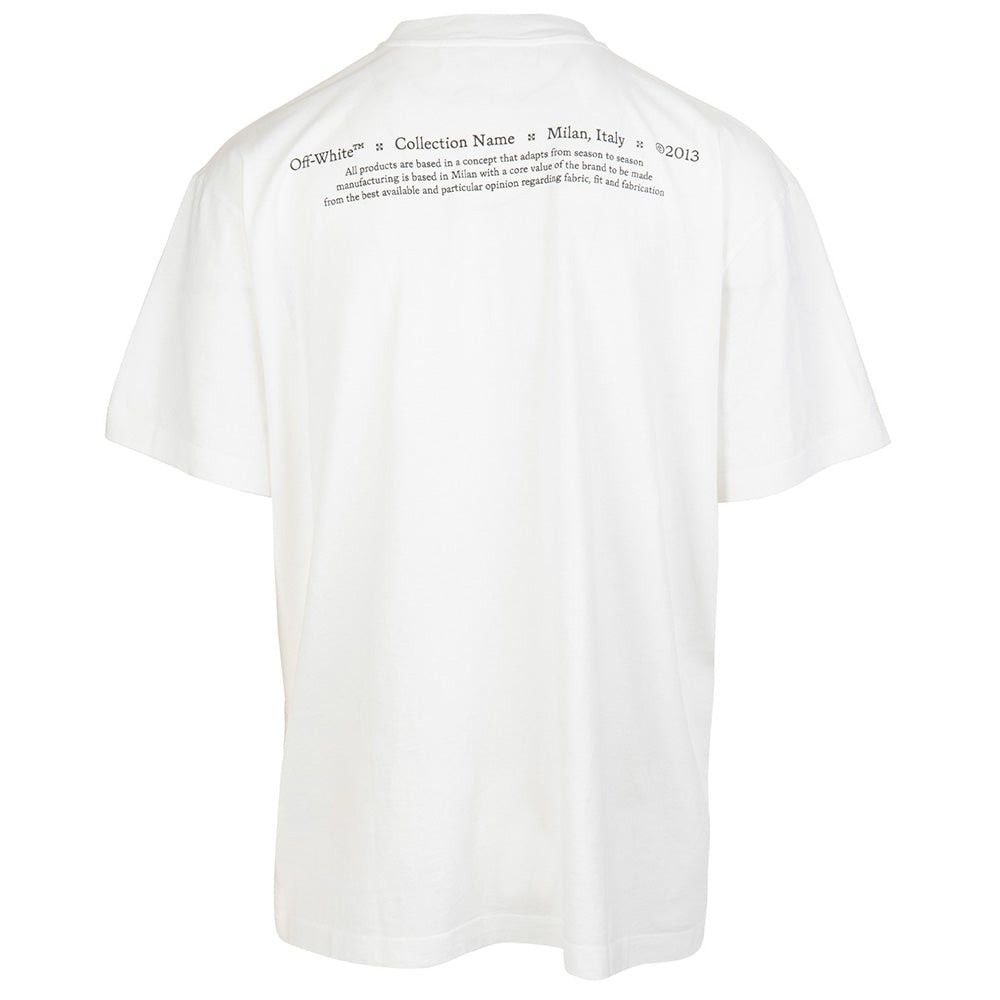 Off-White Off-White Oversized Caravaggio Boy Cotton T-Shirt White Size US XXL / EU 58 / 5 - 4 Thumbnail