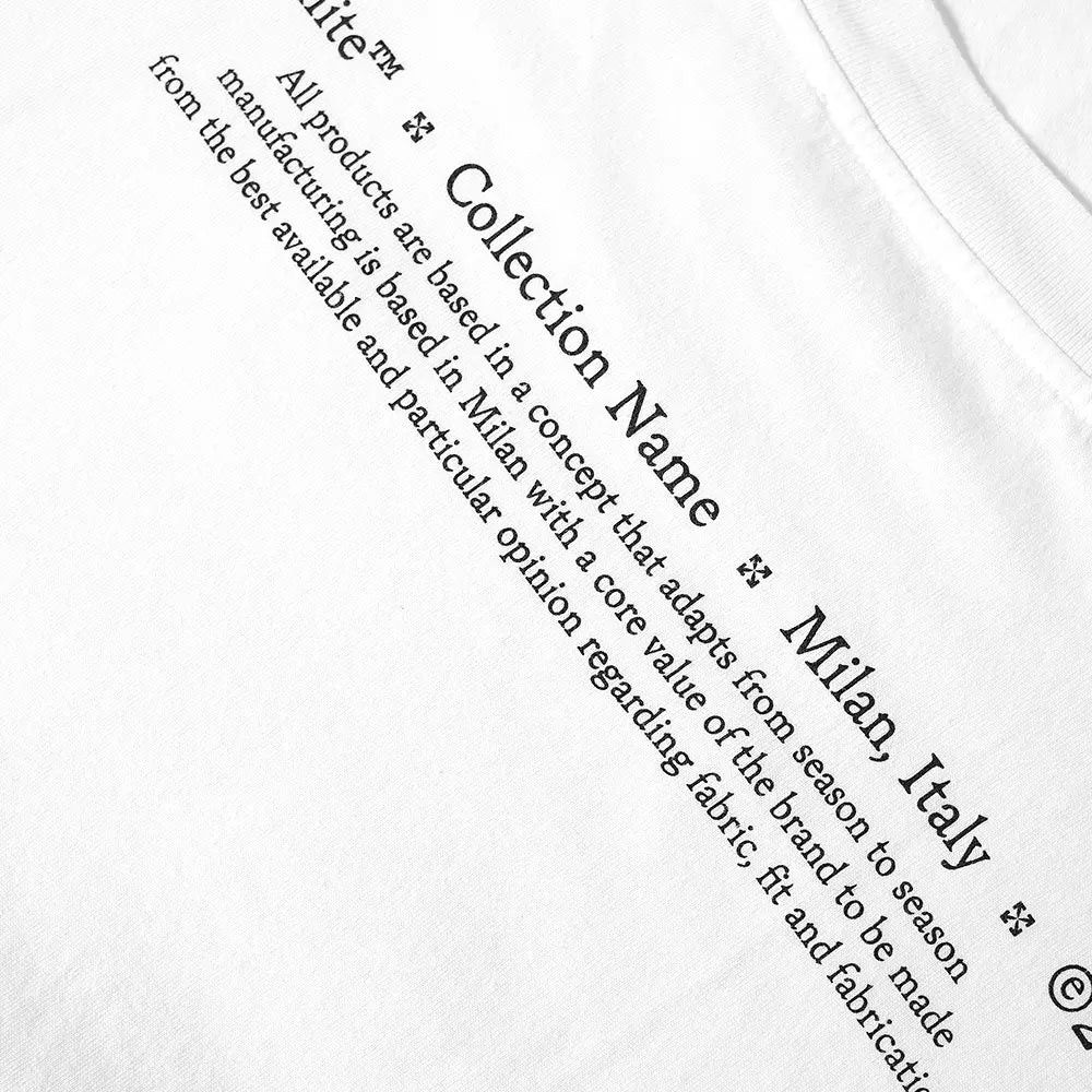 Off-White Off-White Oversized Caravaggio Boy Cotton T-Shirt White Size US XXL / EU 58 / 5 - 3 Thumbnail