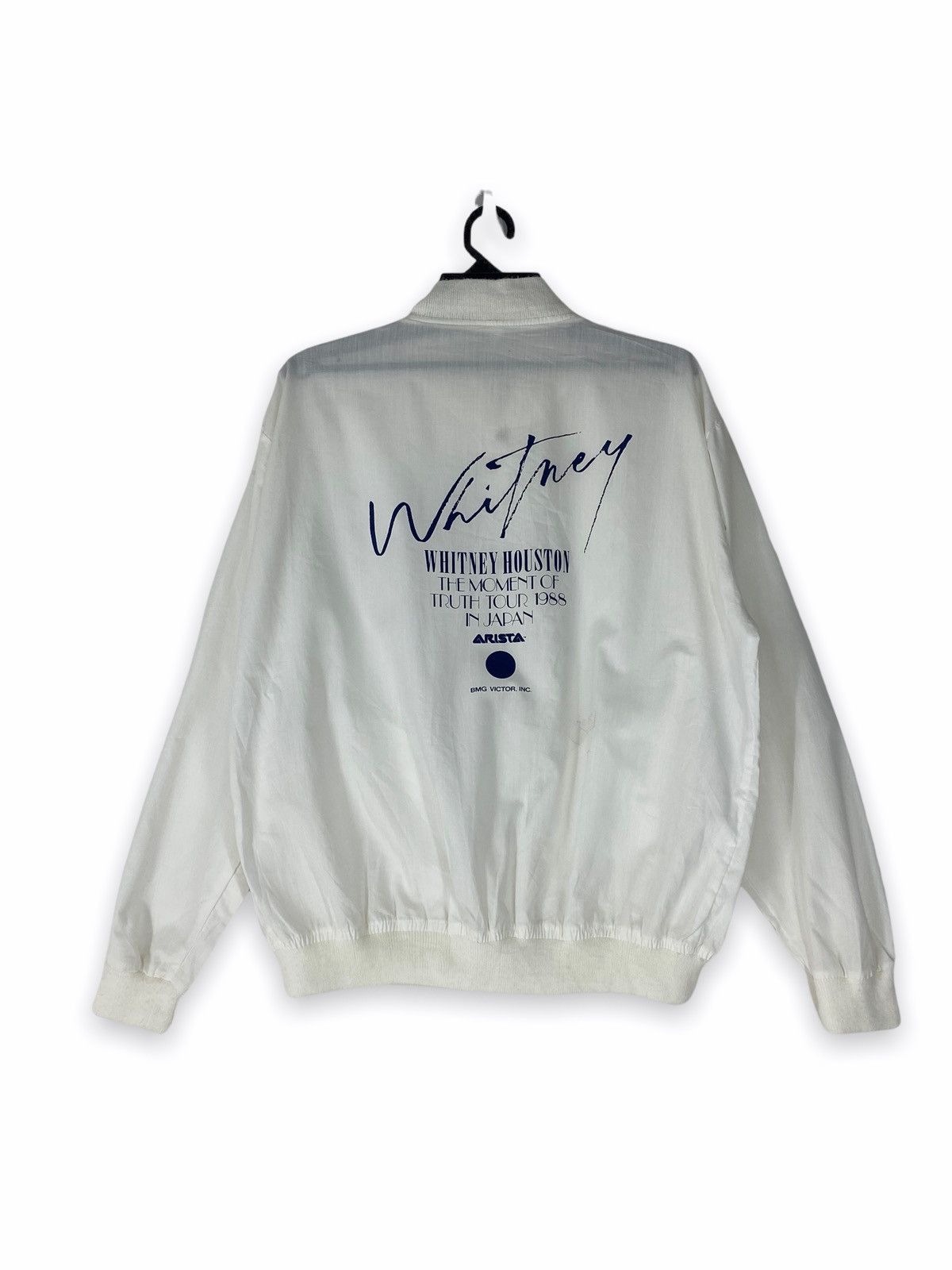 image of Band Tees x Vintage 1988 Whitney Houston in White, Men's (Size Large)