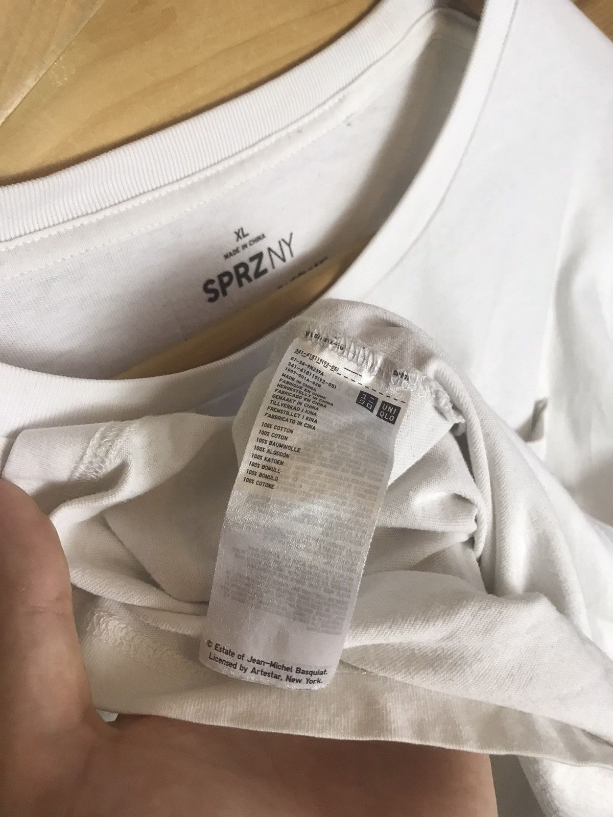 Uniqlo Uniqlo X Jean Michael king T Rex pocket t-shirt Size US XL / EU 56 / 4 - 6 Thumbnail