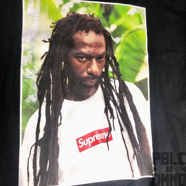 Supreme Buju Banton Tee / Black - XL (SS19) - Preowned | Grailed