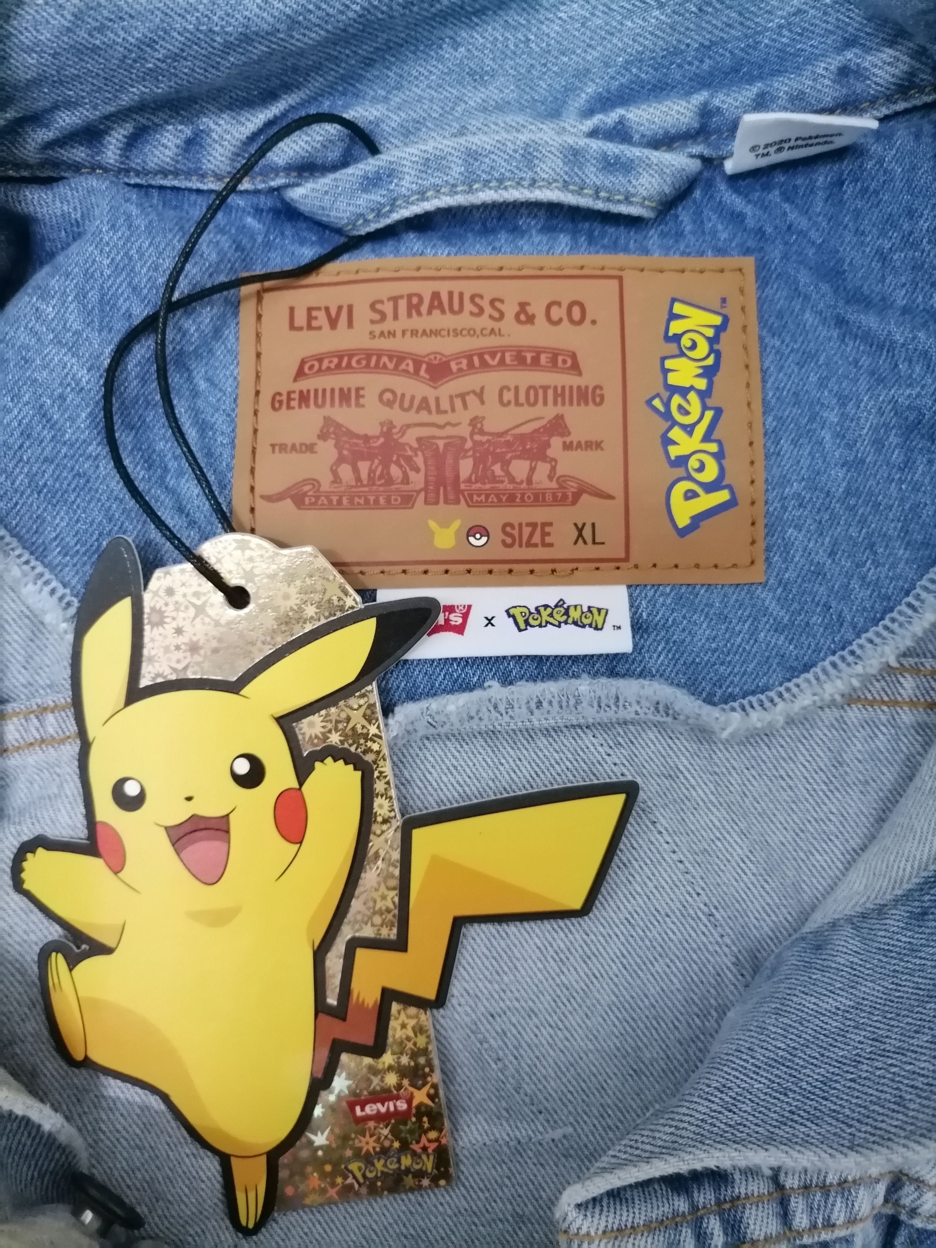 Levi's × Pokemon Levis Pokemon 25th Anniversary Trucker Jacket Size US XL / EU 56 / 4 - 6 Thumbnail