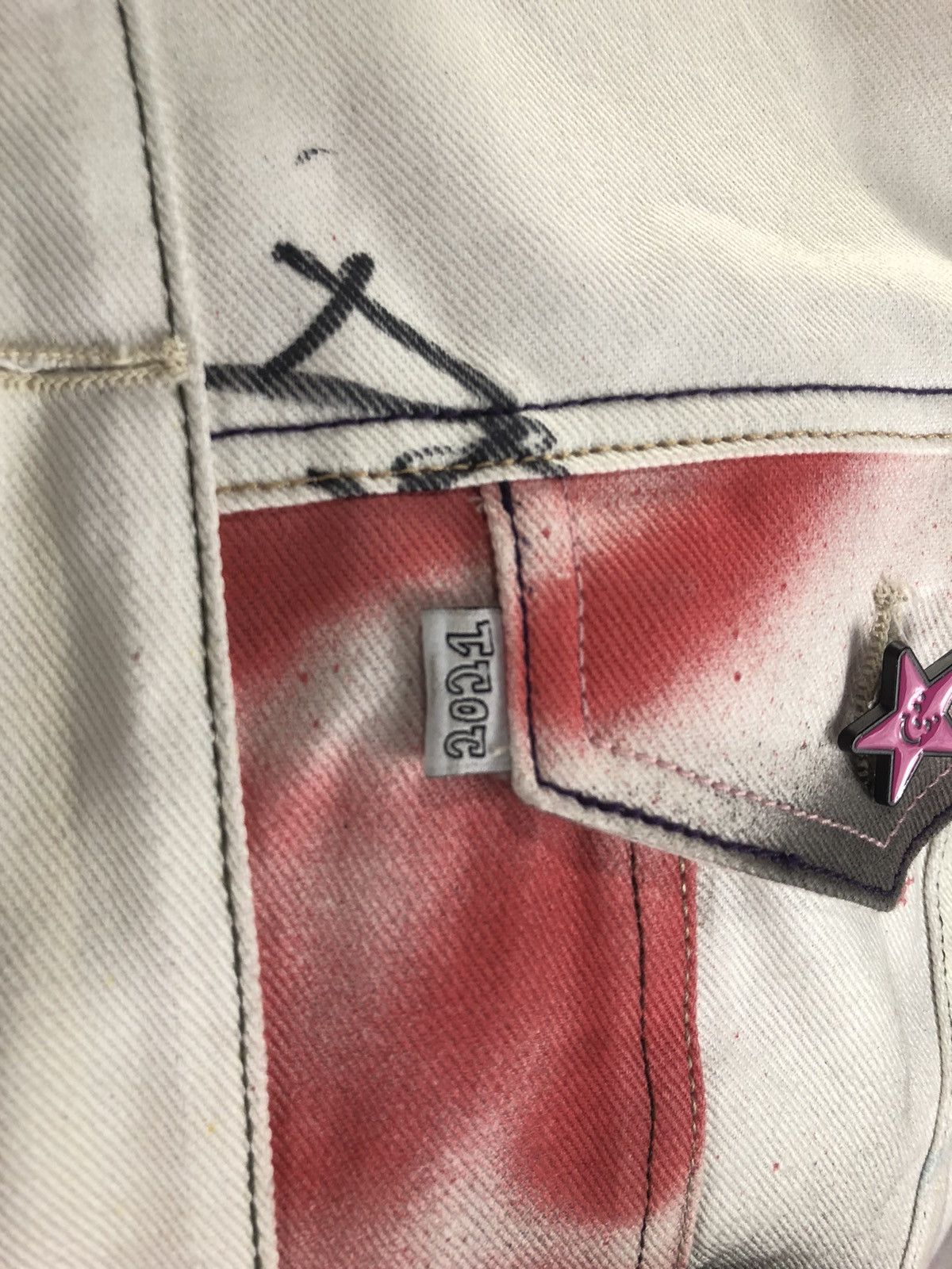 Asspizza 2021 Asspizza “Therapy” Denim Jacket Size US L / EU 52-54 / 3 - 3 Thumbnail