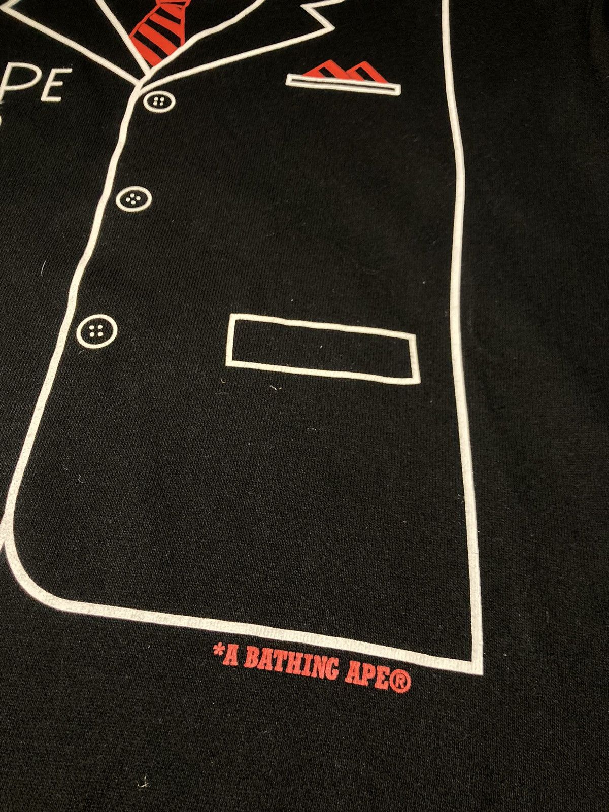 Bape 2011 Bape Tuxedo Sweatshirt Medium Black Nigo Baby Milo Size US M / EU 48-50 / 2 - 3 Thumbnail