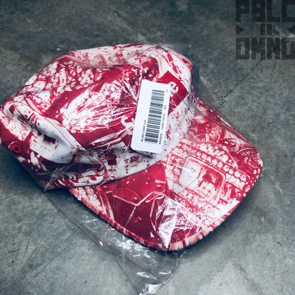 image of Supreme Bling Camp Cap / Red (Ss20), Men's