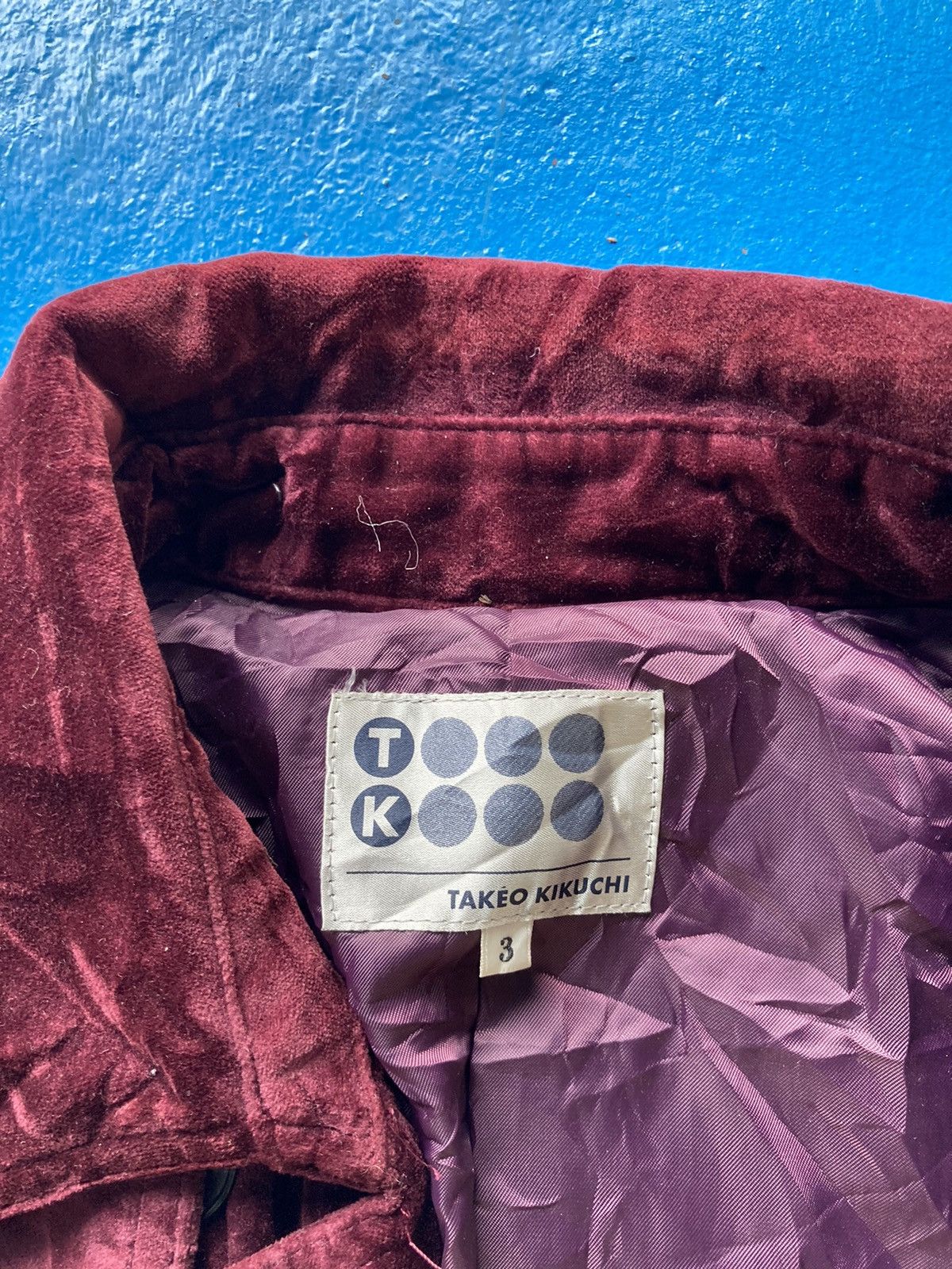 Takeo Kikuchi TAKEO KIKUCHI VELVET JACKET Size US L / EU 52-54 / 3 - 5 Thumbnail