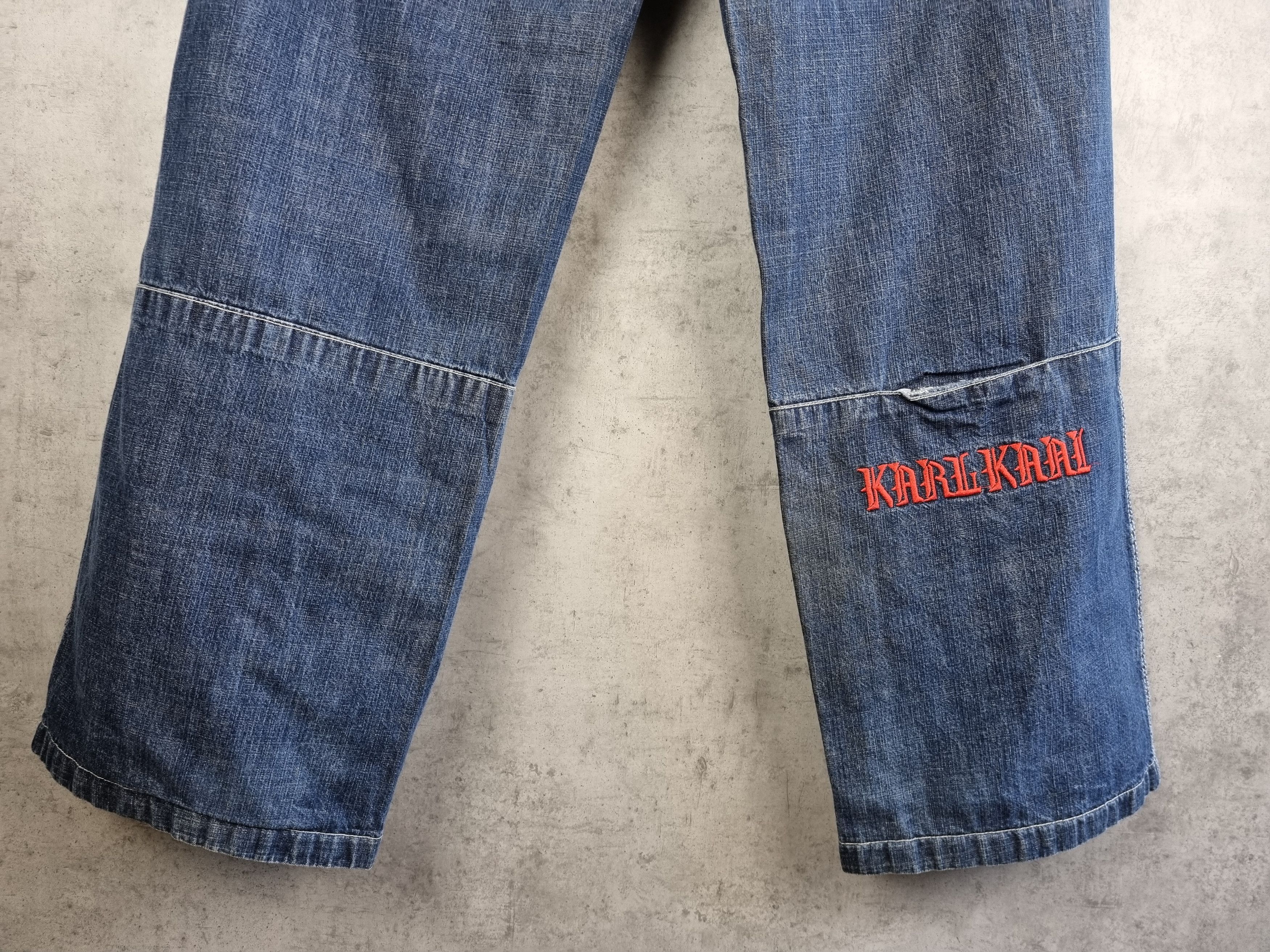 90s KARL KANI with secret pocket and embroidered logo jean
