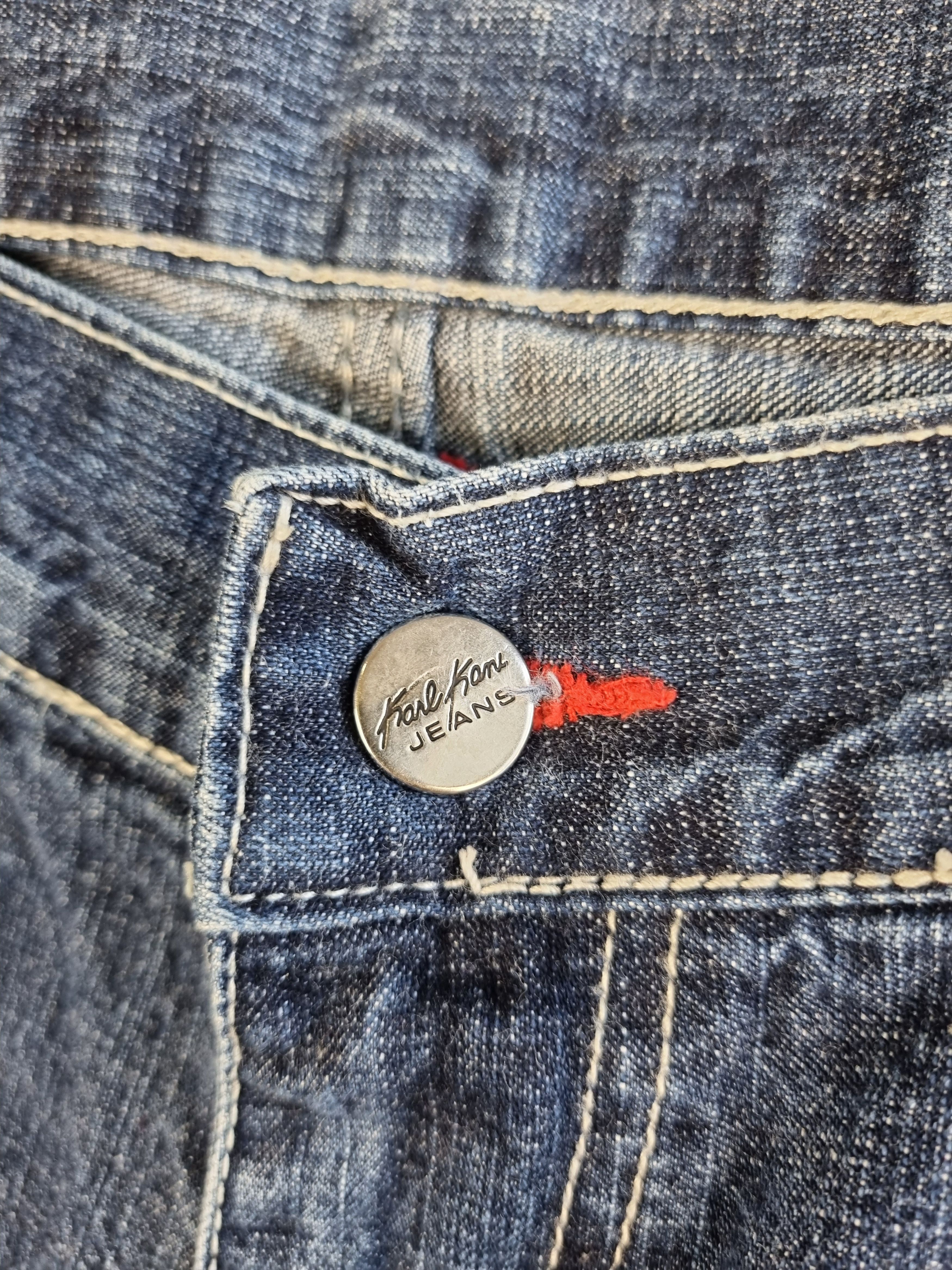 90s KARL KANI with secret pocket and embroidered logo jean