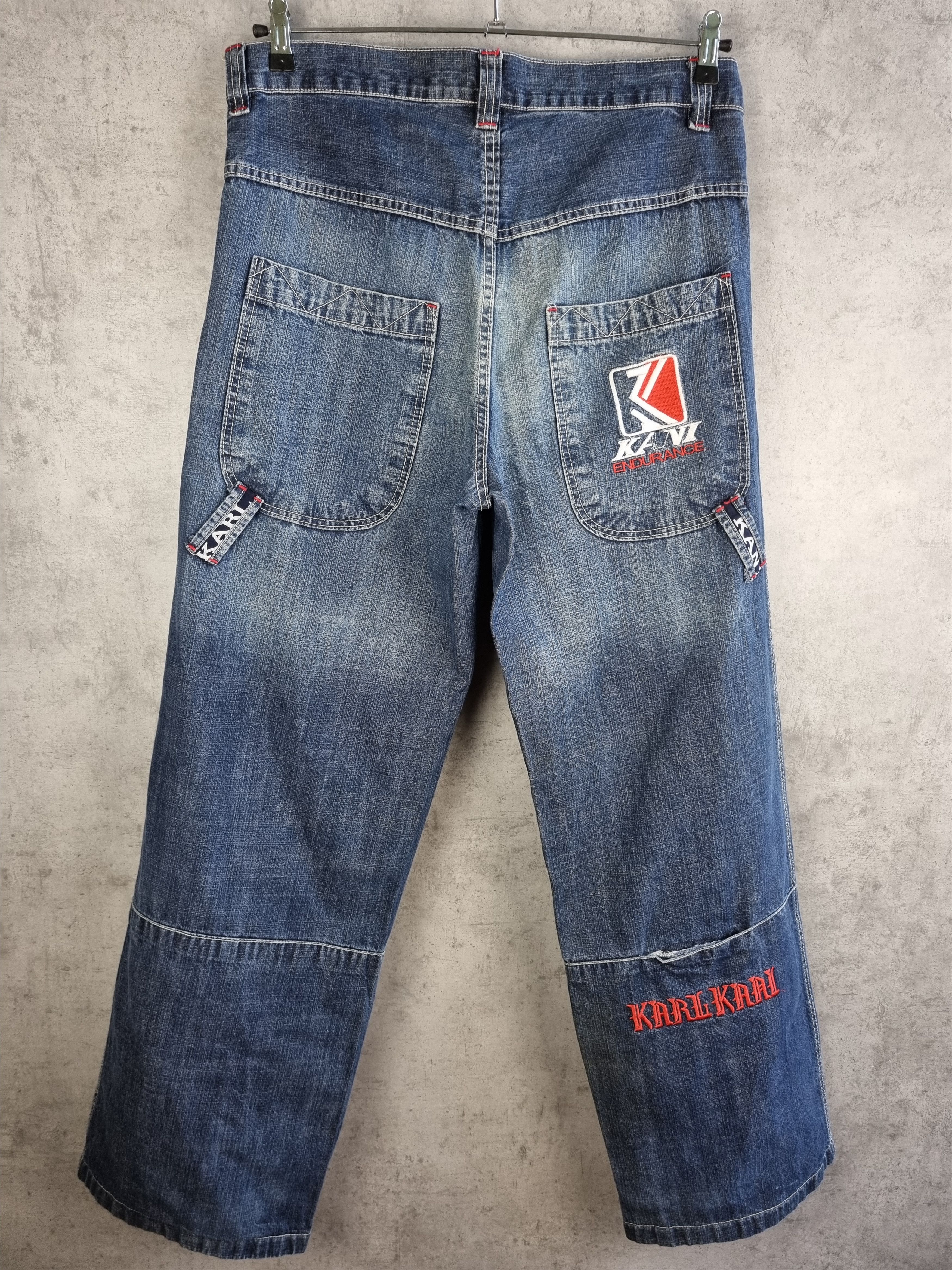 90s KARL KANI with secret pocket and embroidered logo jean