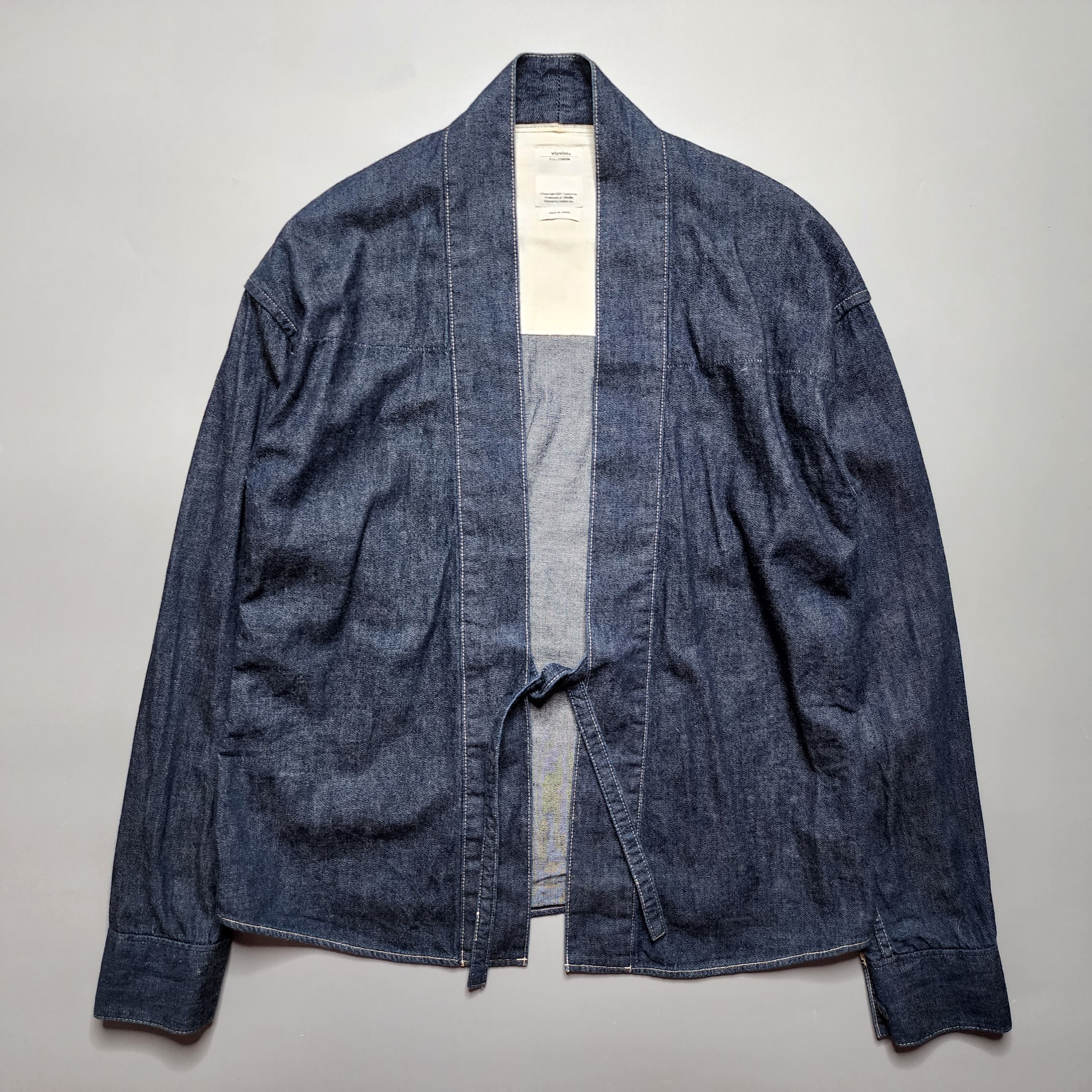 image of Visvim - Lhamo Shirt - Indigo, Men's (Size Small)