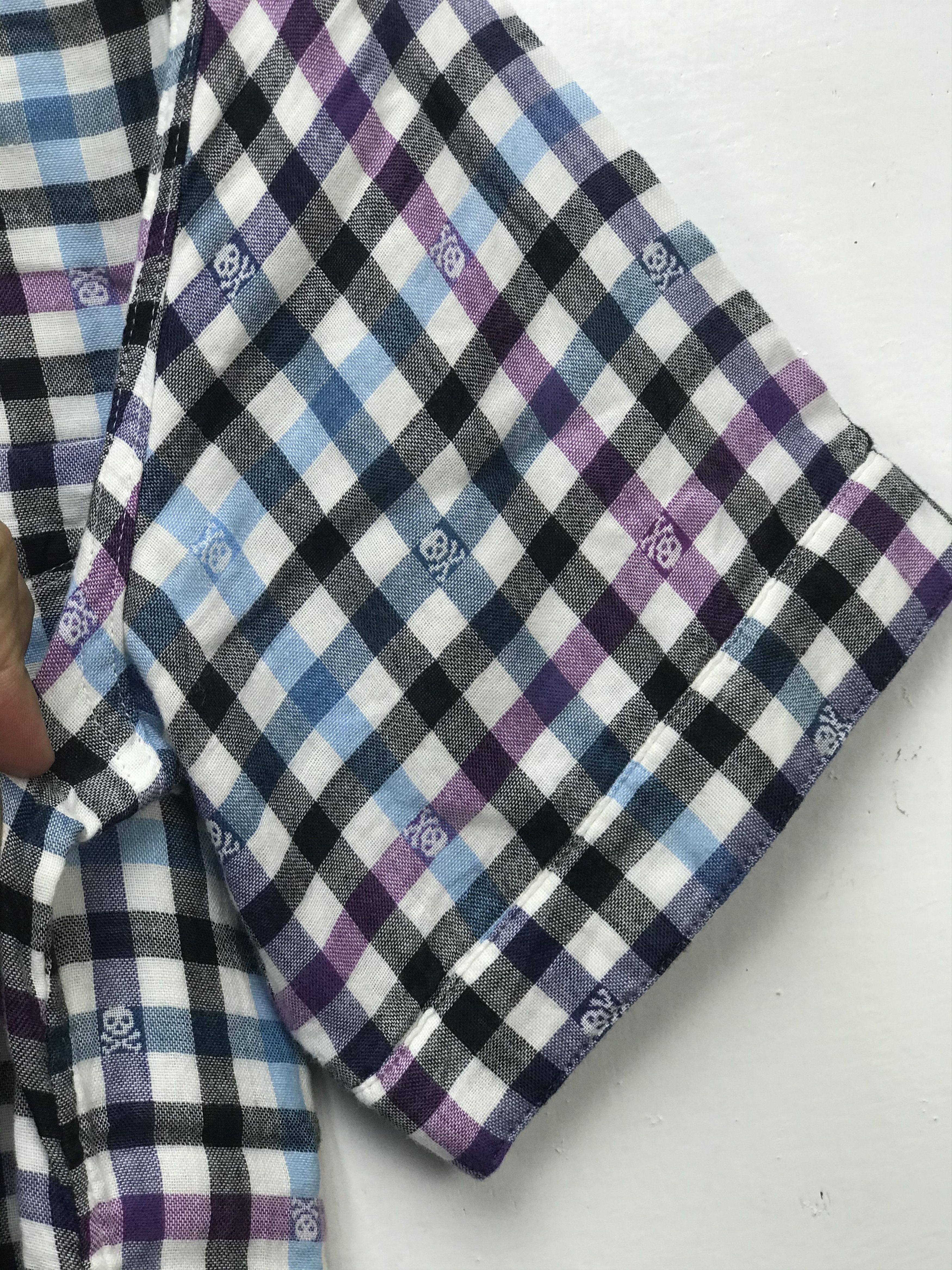 Beams Plus BEAMS CHECKERED SKULL DESIGN FLANNEL Size US M / EU 48-50 / 2 - 5 Thumbnail