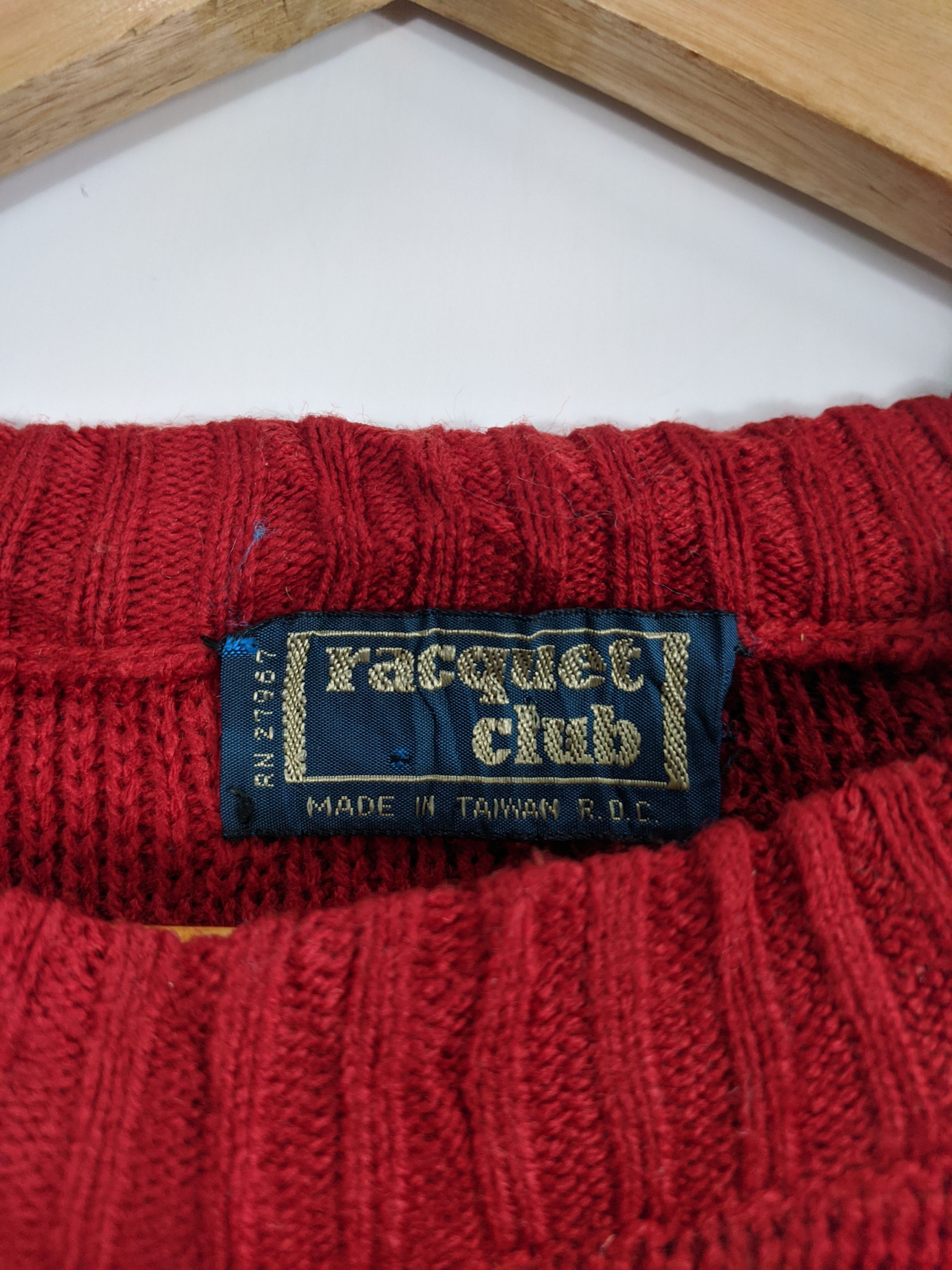 Japanese Brand × Vintage Vintage 80s Japanese Knitwear Wool Jumper Red Size US M / EU 48-50 / 2 - 6 Thumbnail