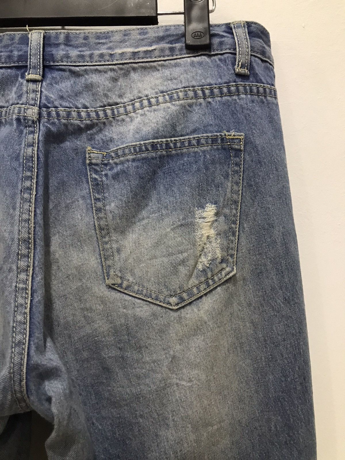 Japanese Brand Retro girl Distressed denim jeans Size 32 Size US 32 / EU 48 - 13 Thumbnail