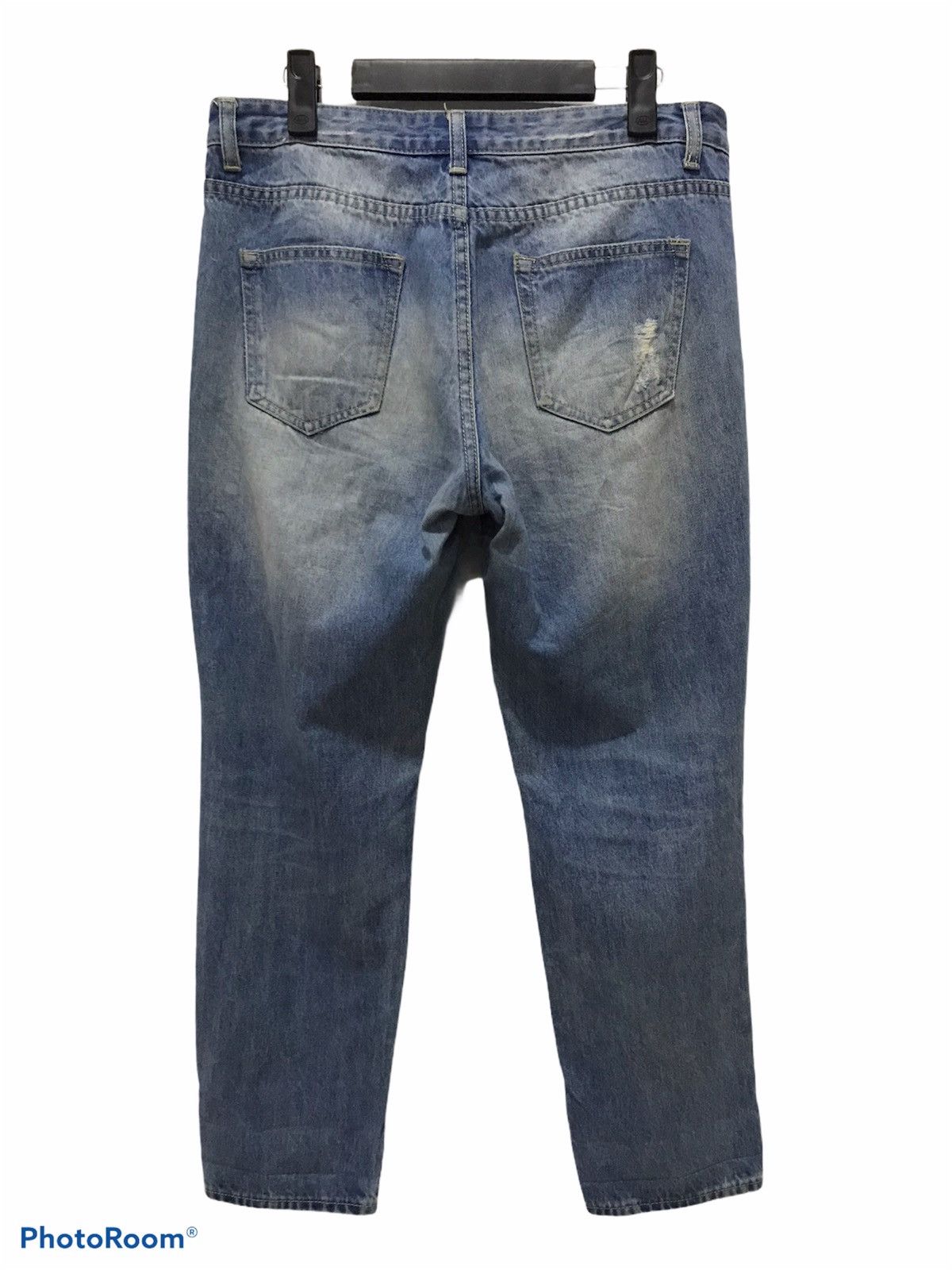 Japanese Brand Retro girl Distressed denim jeans Size 32 Size US 32 / EU 48 - 11 Thumbnail