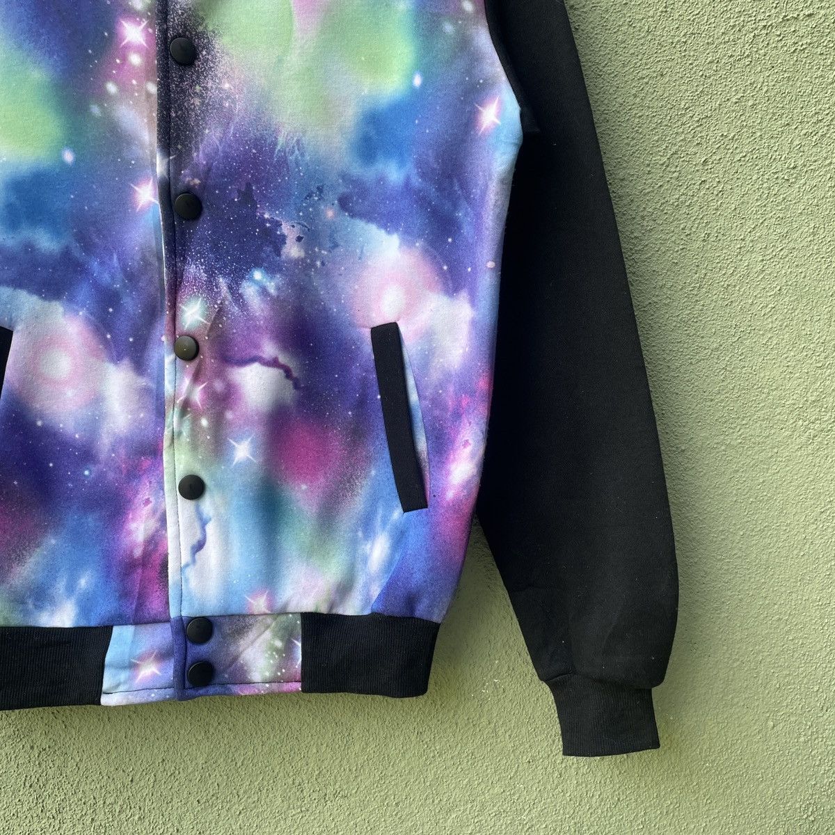 The Unbranded Brand Vintage UNBRANDED Galaxy View Button Ups Varsity Jacket Size US M / EU 48-50 / 2 - 5 Thumbnail