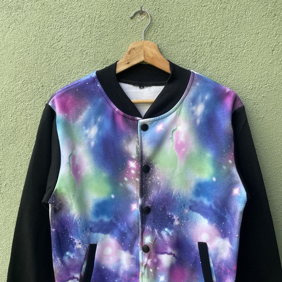 The Unbranded Brand Vintage UNBRANDED Galaxy View Button Ups Varsity Jacket Size US M / EU 48-50 / 2 - 3 Thumbnail
