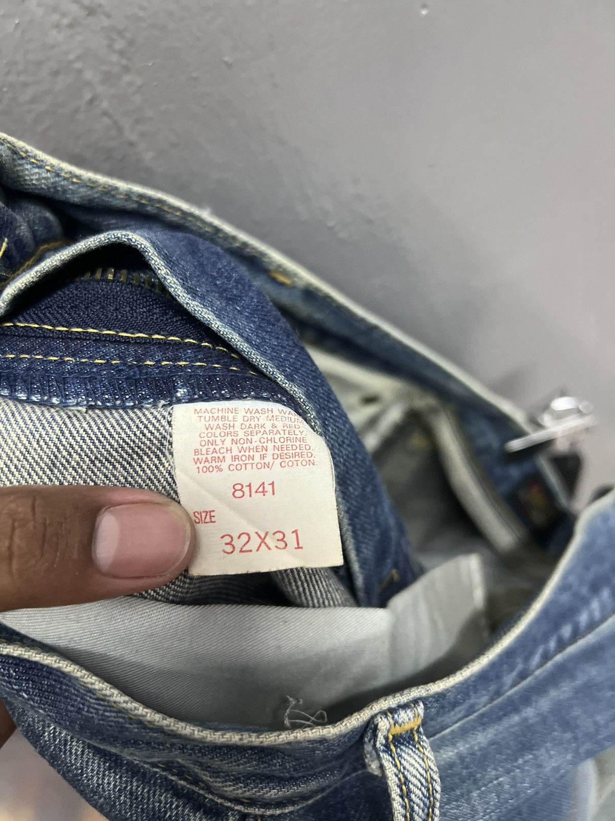 Lee VINTAGE LEE RIDERS DENIM JEANS SIZE 32 Size US 32 / EU 48 - 12 Thumbnail