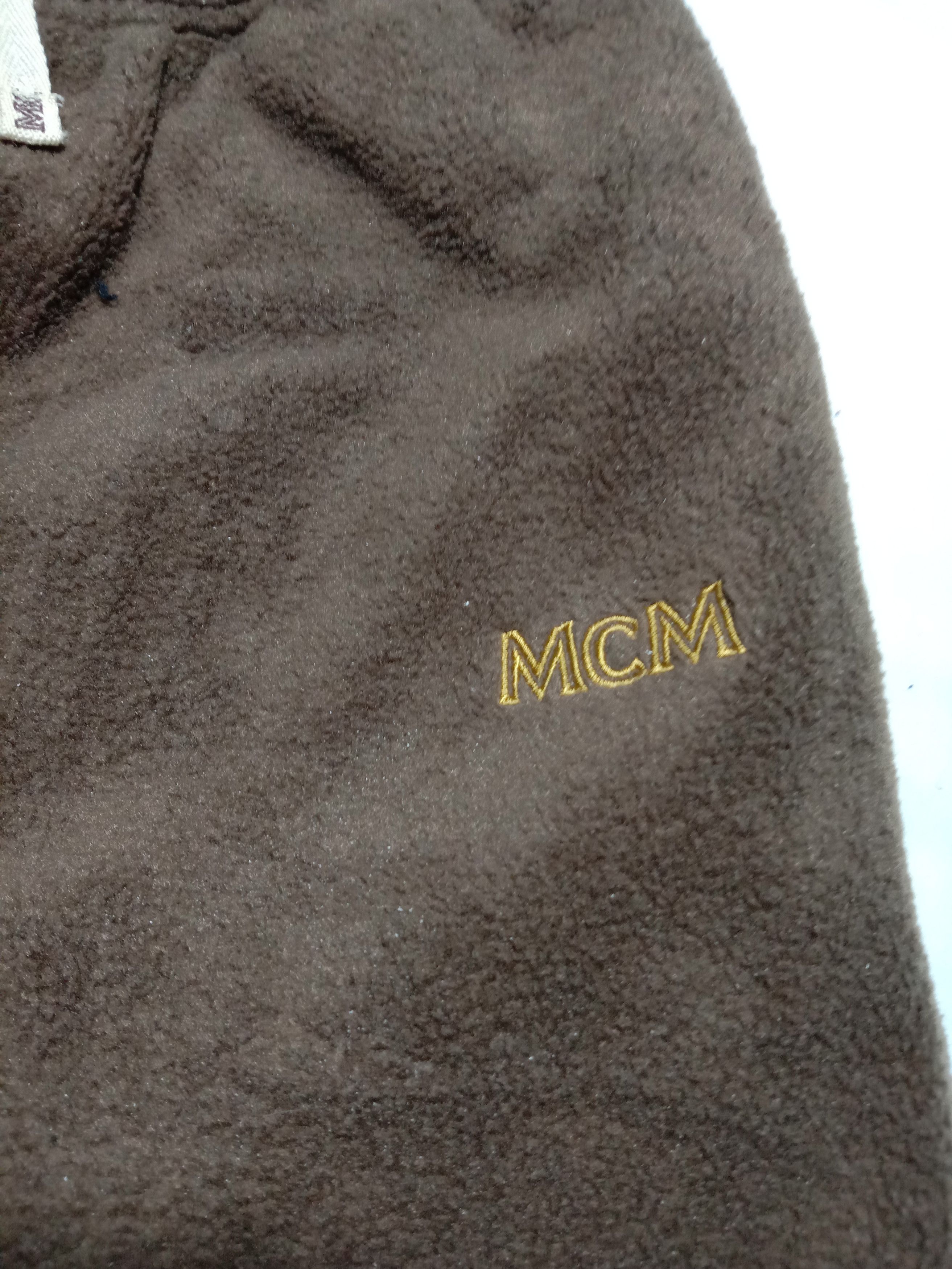 MCM MCM Munchen Otc Stretchable Pants Brown Fleece Unisex Size US 30 / EU 46 - 2 Thumbnail