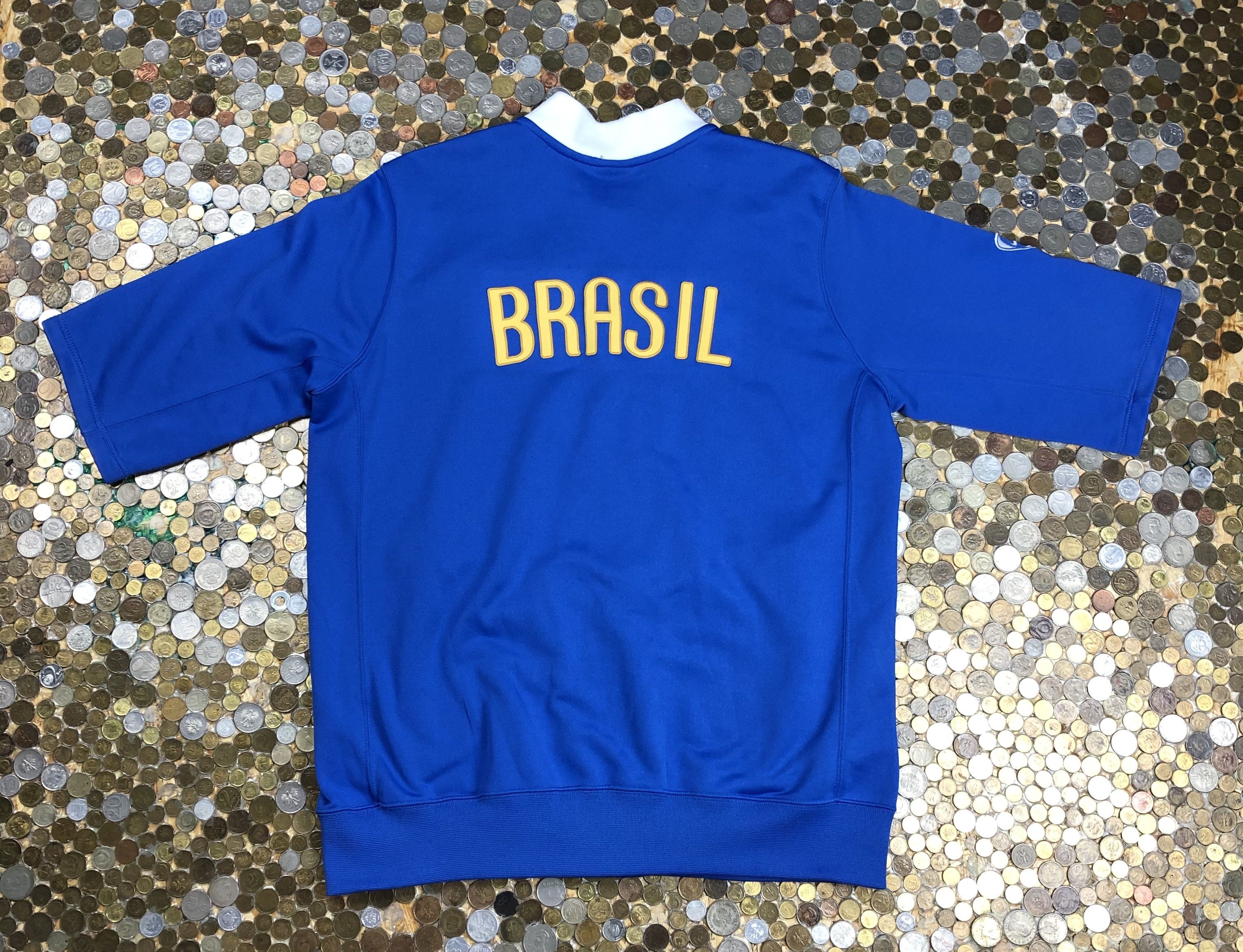Nike Nike Brazil zip sweatshirt short sleeve Size US L / EU 52-54 / 3 - 2 Thumbnail
