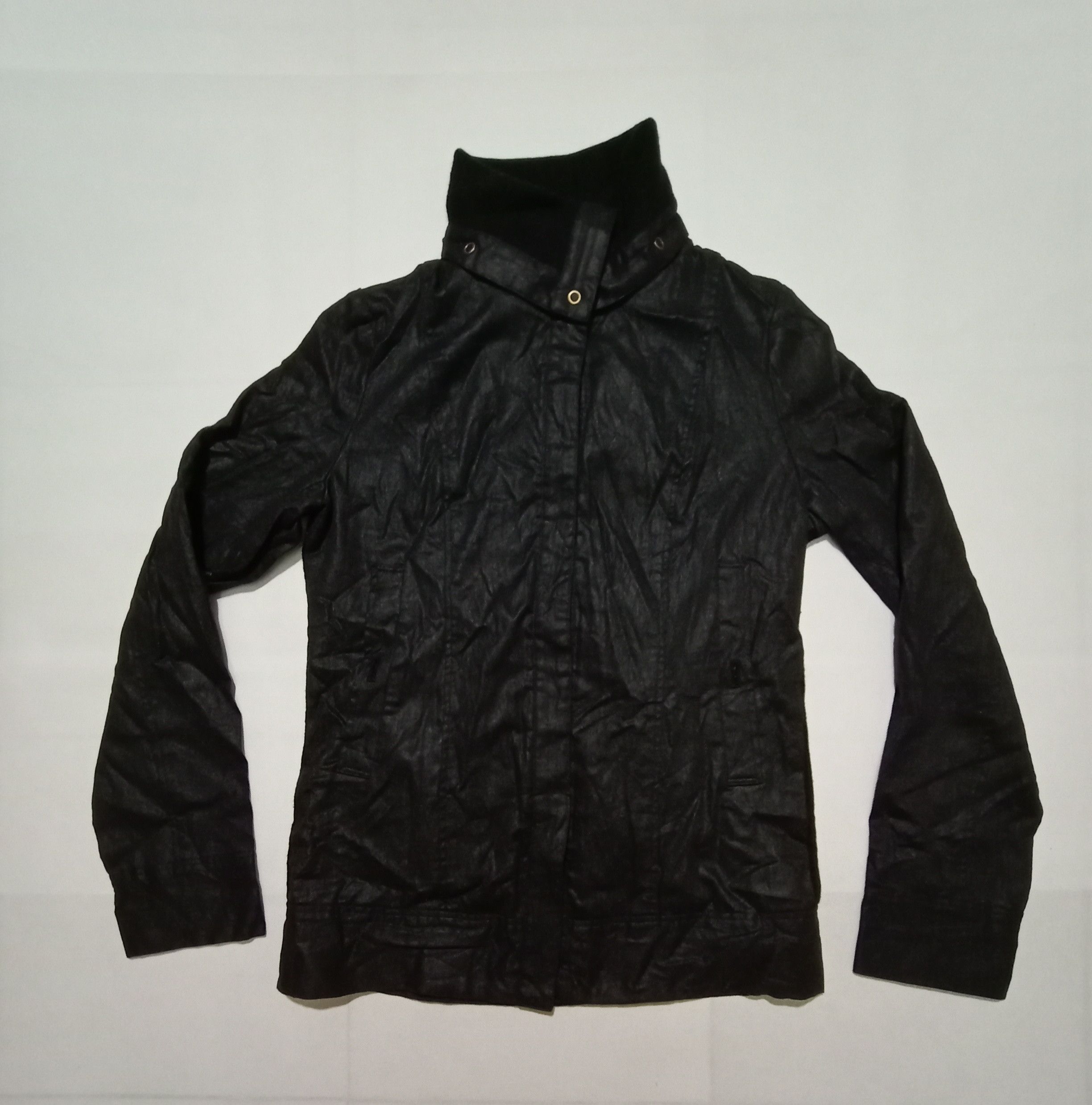 Japanese Brand Malla Schalla Jacket 50% Ramie Snap Button Made In Japan Size XS / US 0-2 / IT 36-38 - 1 Thumbnail